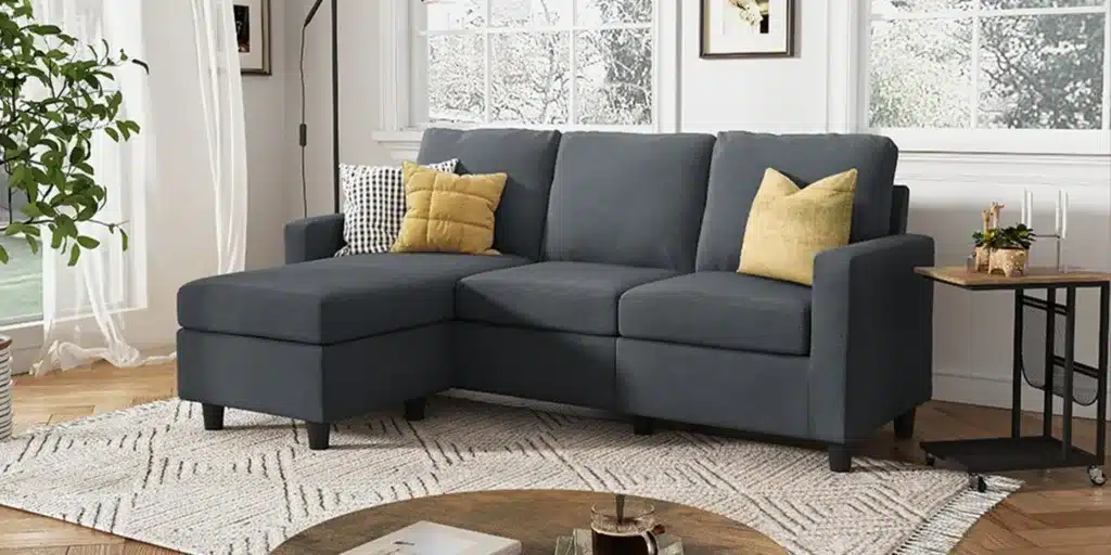2. Convertible Sectional Sofa Couch
