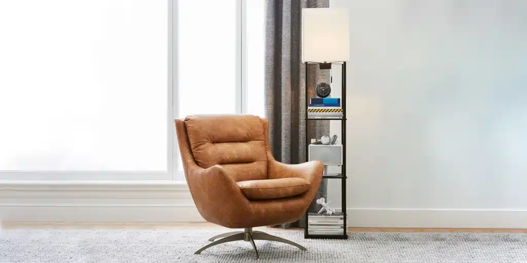 3. Harrison Shelf Floor Lamp