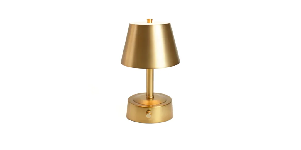 4. Mini Metal Cordless Lamp