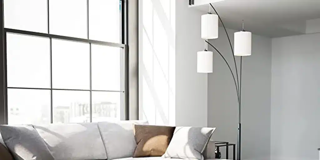 6. Kenroy Home Arc Floor Lamp