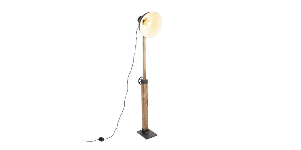 Black Industrial Floor Lamp
