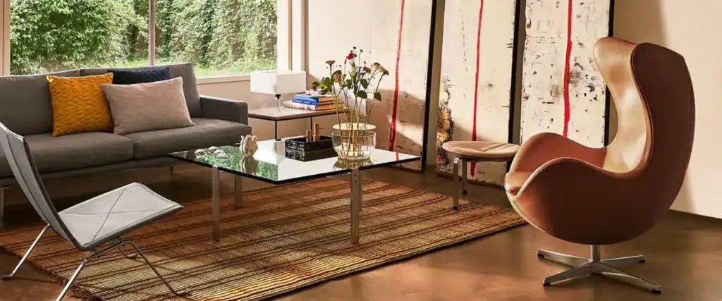 Classic Lounge Chair and Ottoman (Tall)
