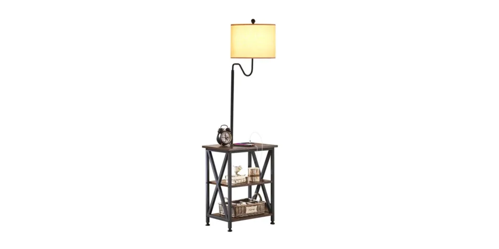 Ermadine Table and Floor Lamp Set