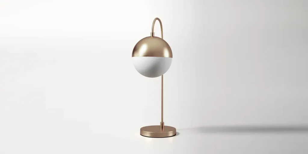 Gareth Metal Arched Lamp