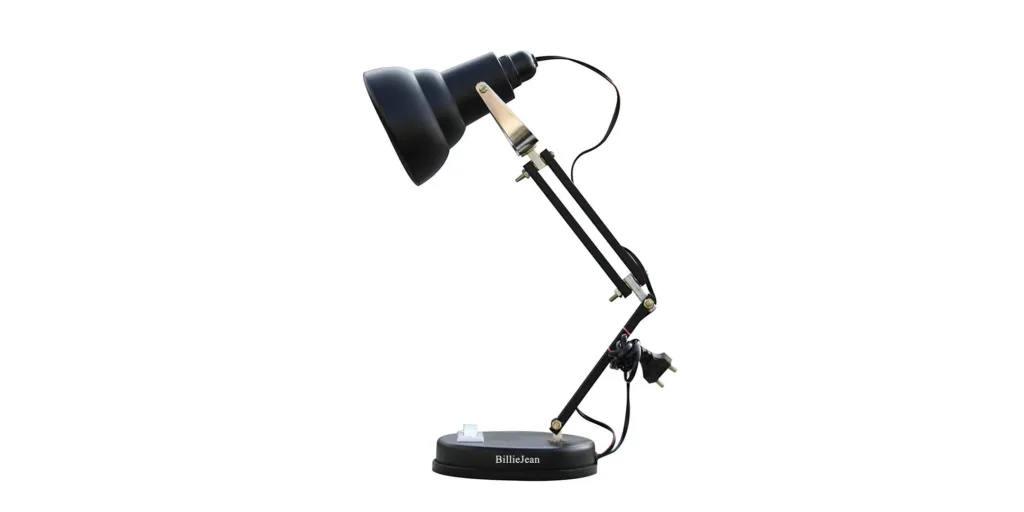 Matte Black Reading and Studying Table Lamp