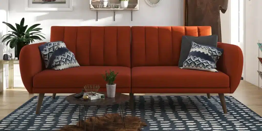 Novogratz Brittany Futon Convertible Sofa