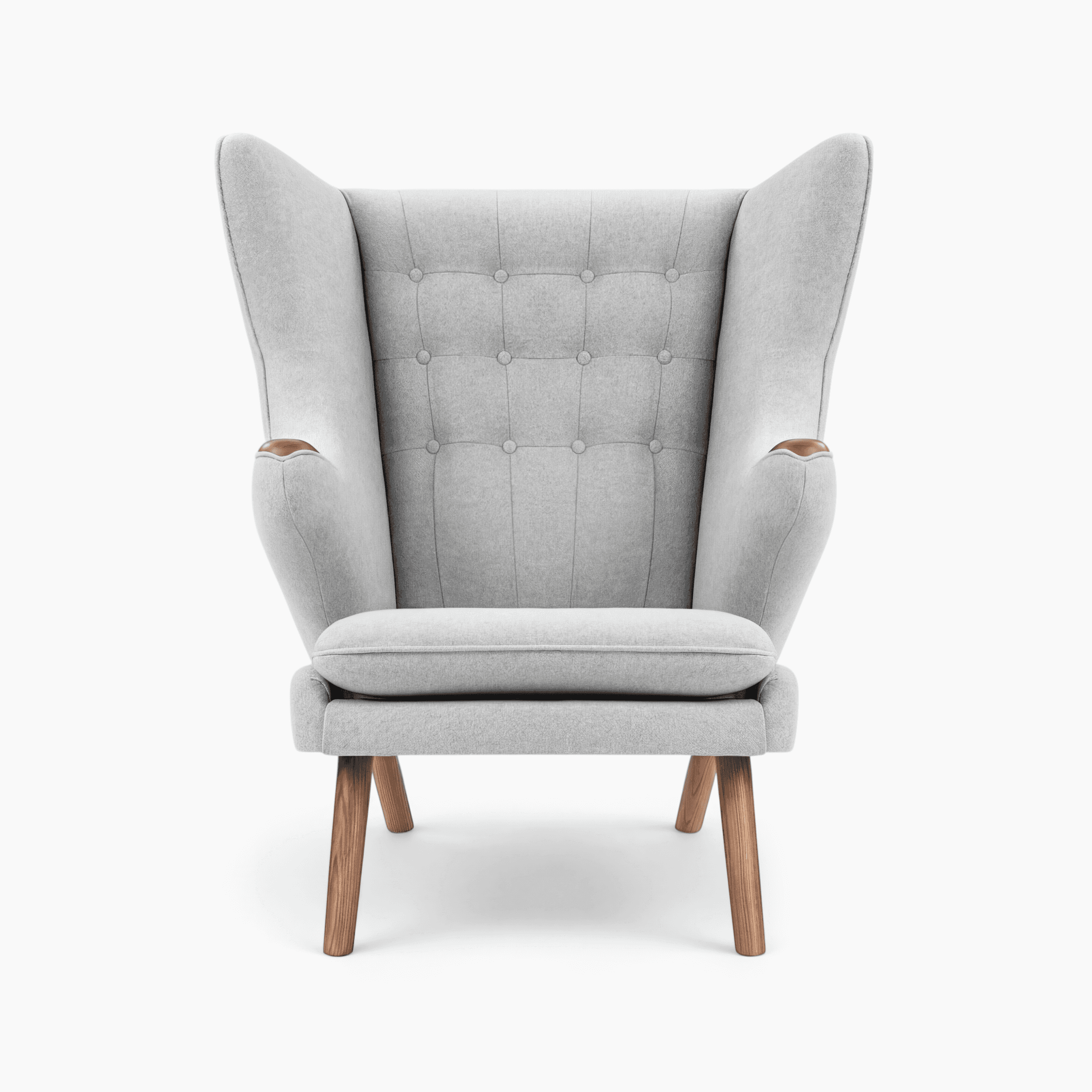 Papa Bear Chair and Ottoman - Gray | Sohnne