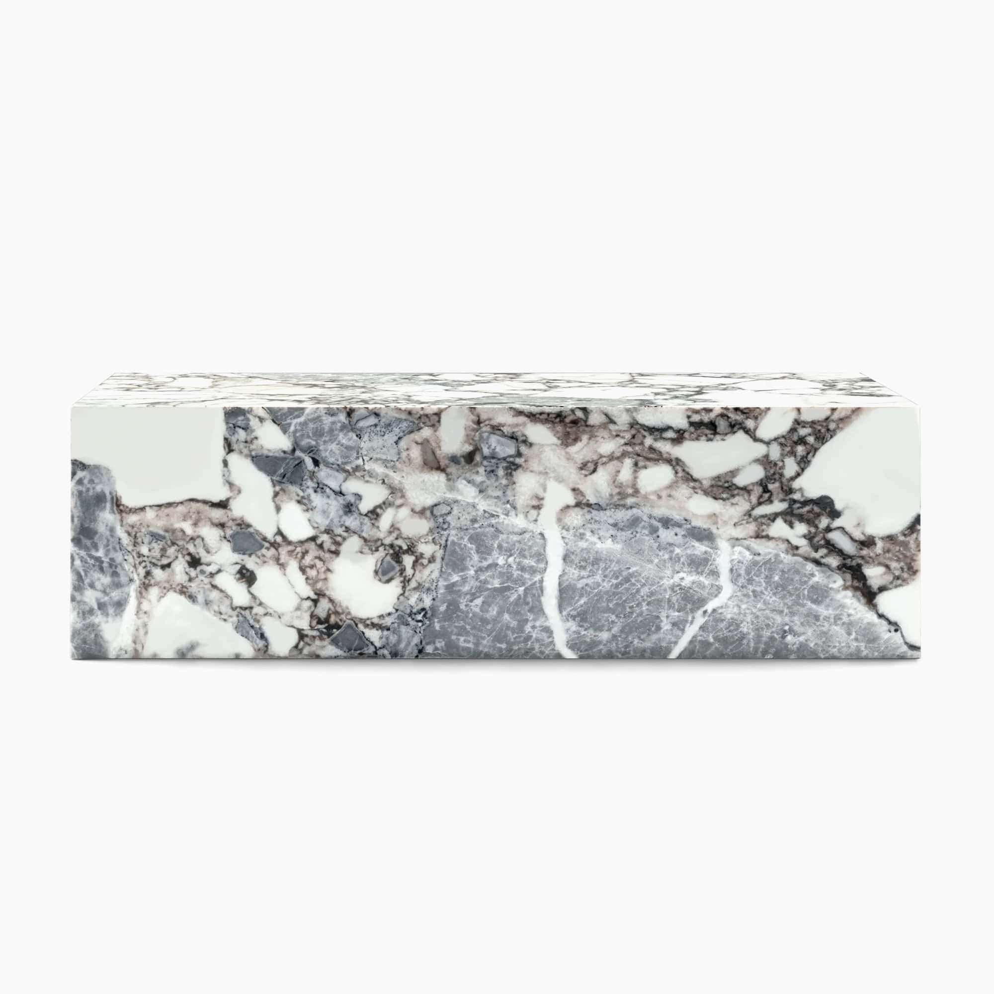 Plinth - Arabescato (4) - Plinth Coffee Table