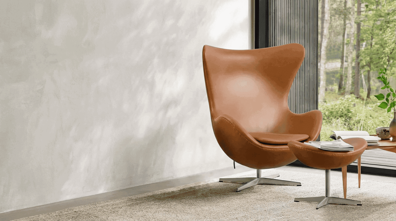 Scandinavian Egg Chair Banner