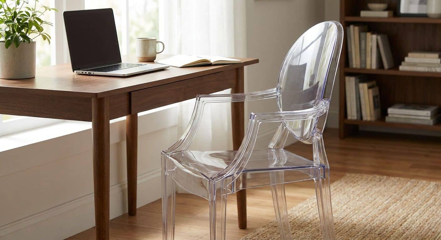 Ghost chair replica for a home office desk