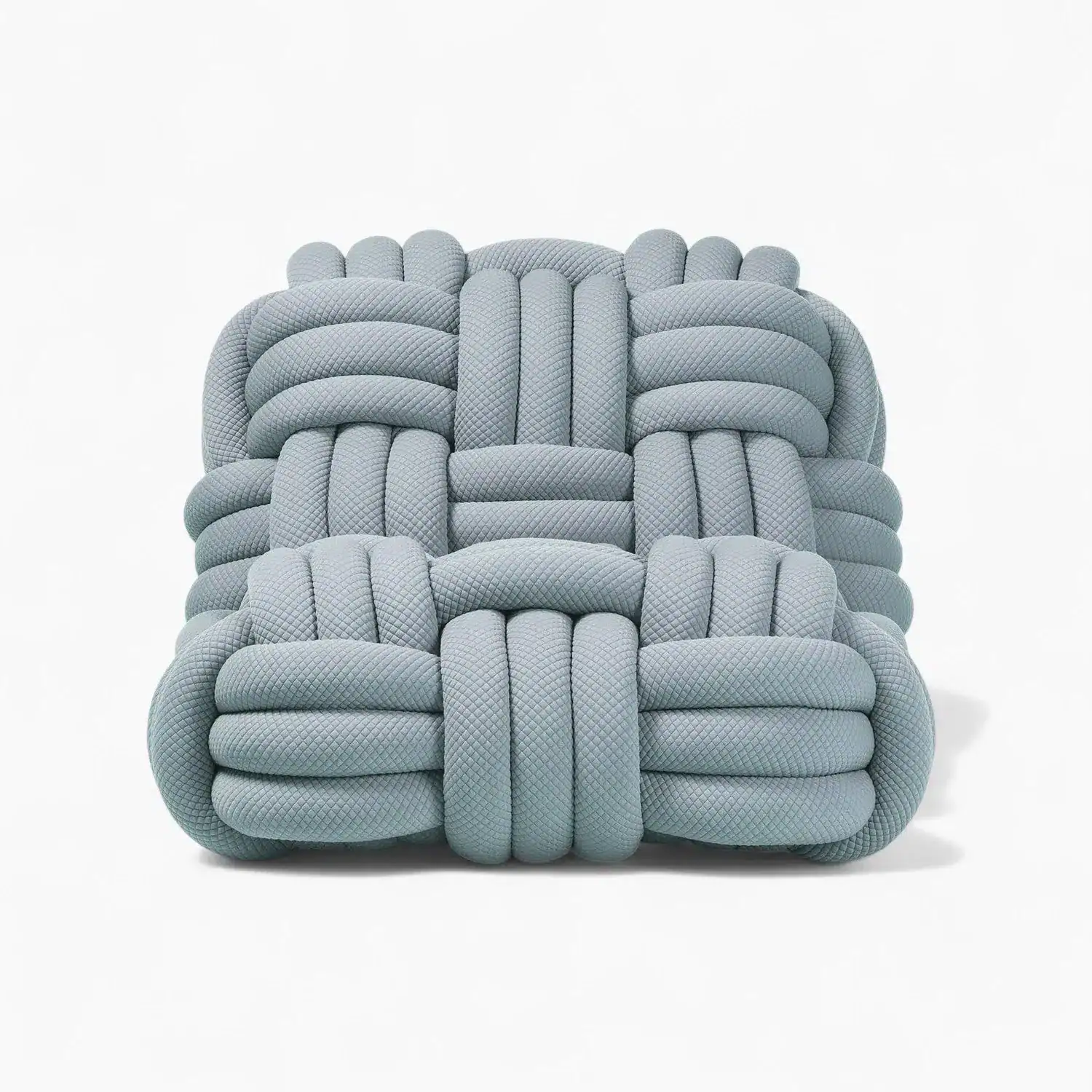 Knitty Lounge Chair Blue 2 - Knitty Lounge Chair
