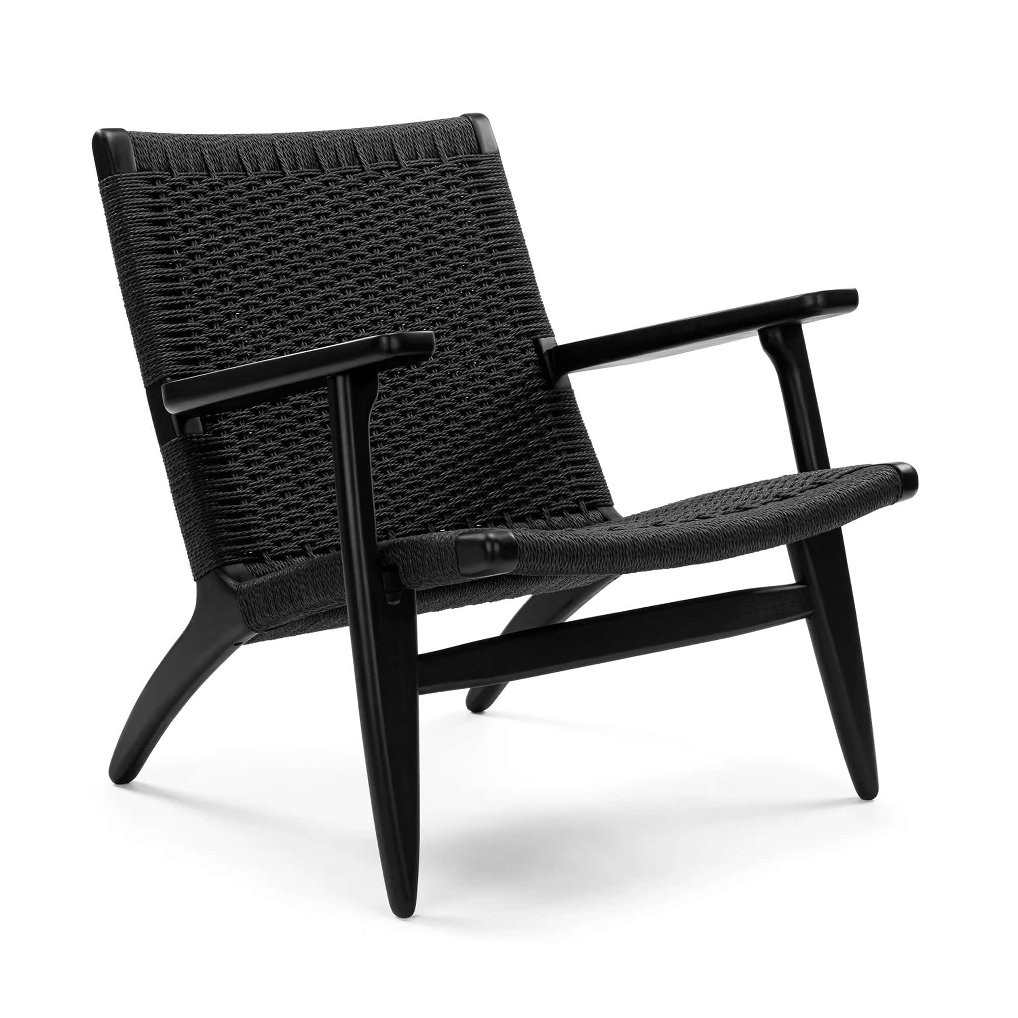 CH25 Lounge Chair - Black 2