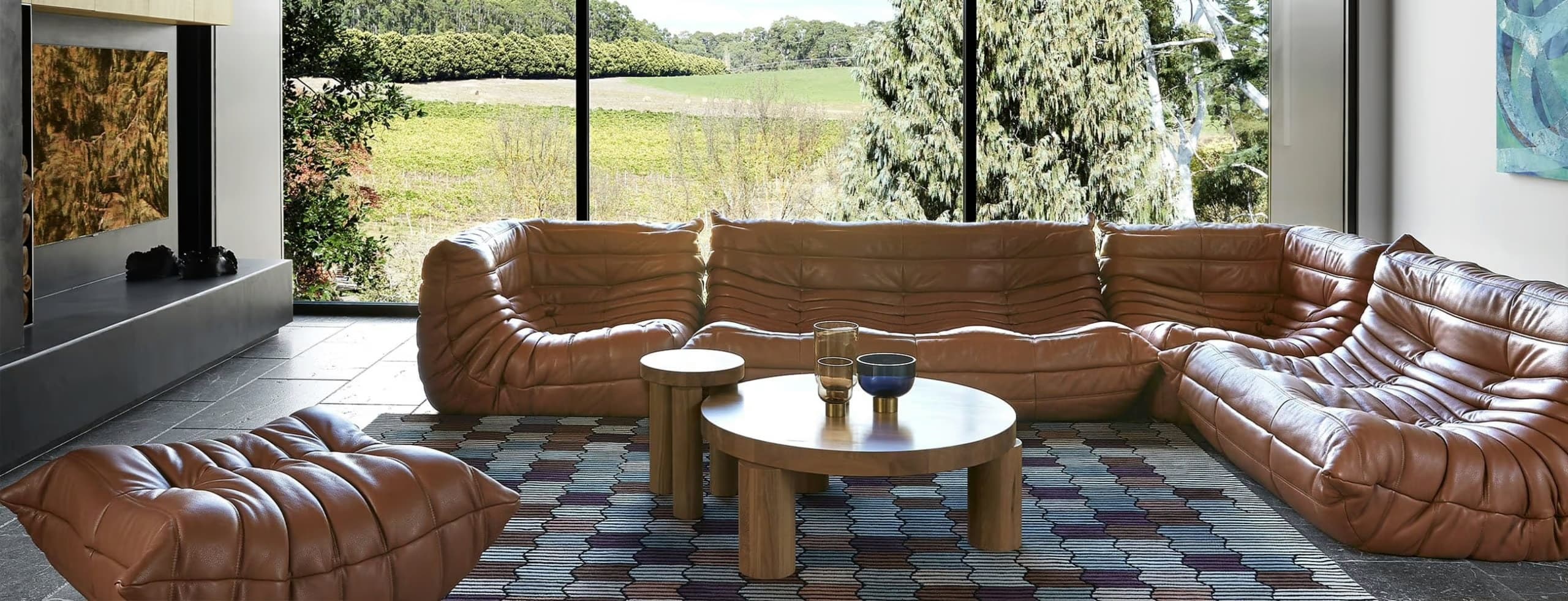 Living room with a Togo sofa