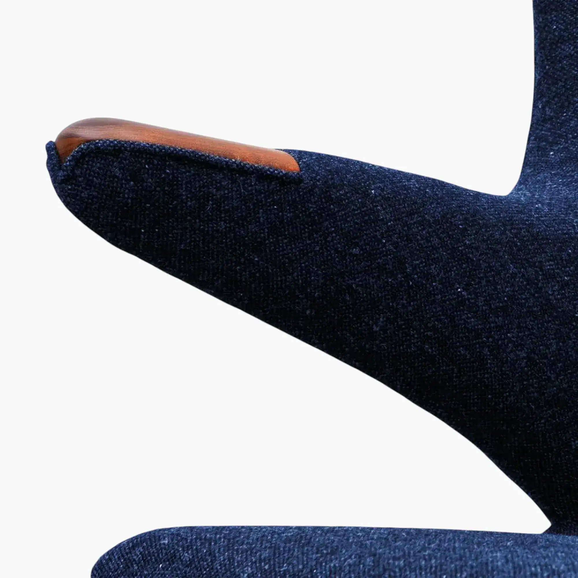 Papa Bear Chair and Ottoman Navy Blue 10 - Papa Bear Chair Replica,  Papa Bear Chair,  Hans J. Wegner