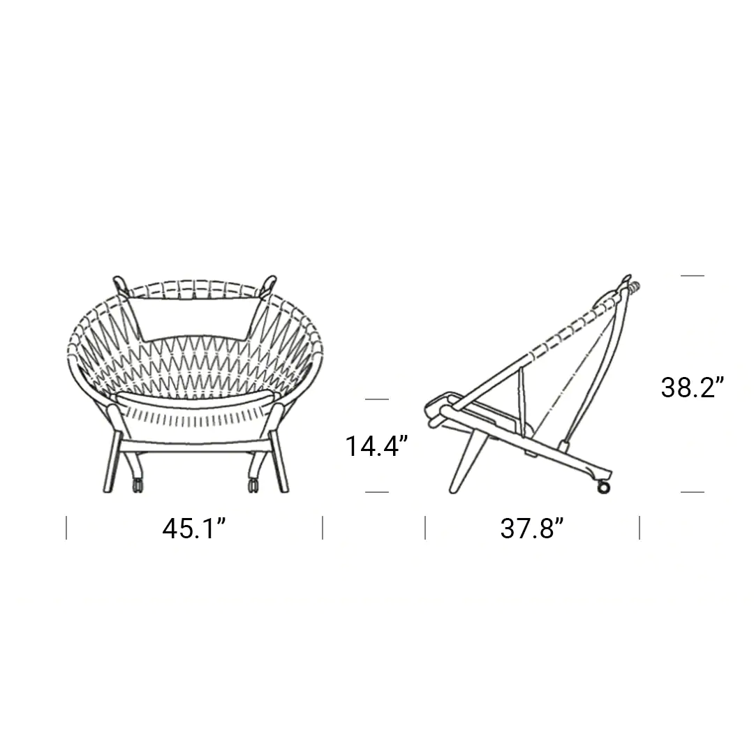 Product dimensions diagram