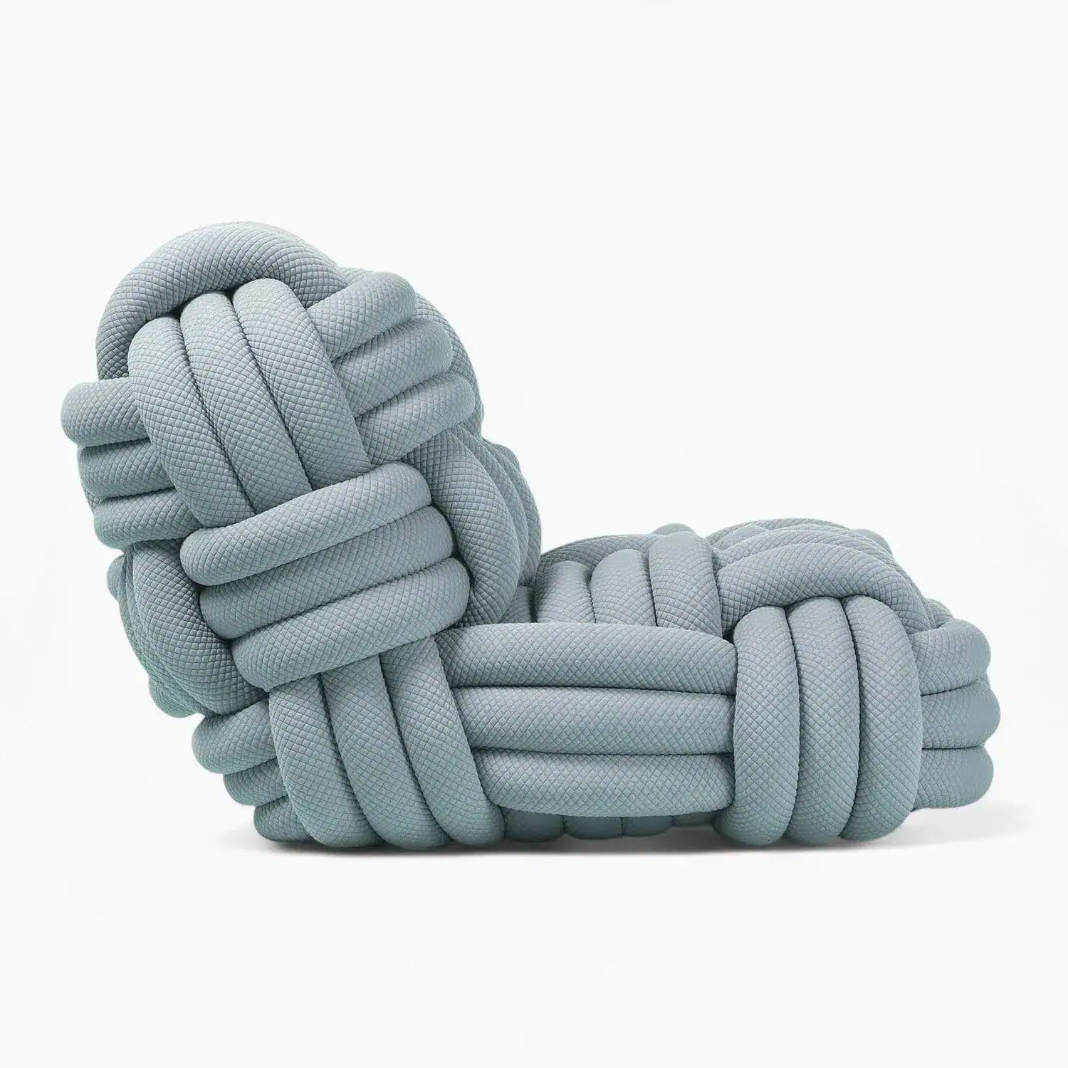 Knitty Lounge Chair Blue 3 - Knitty Lounge Chair