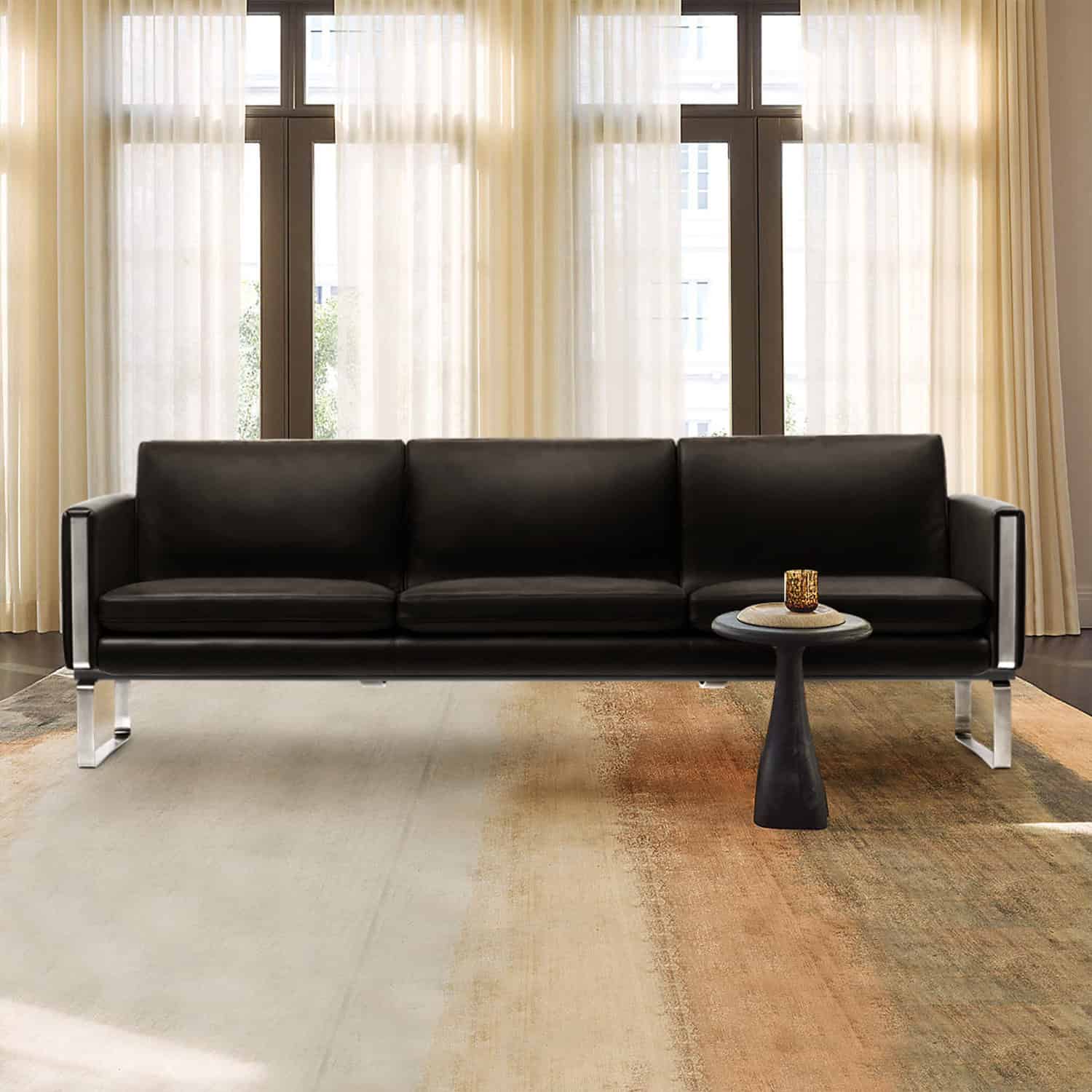 CH103 Sofa Black 1
