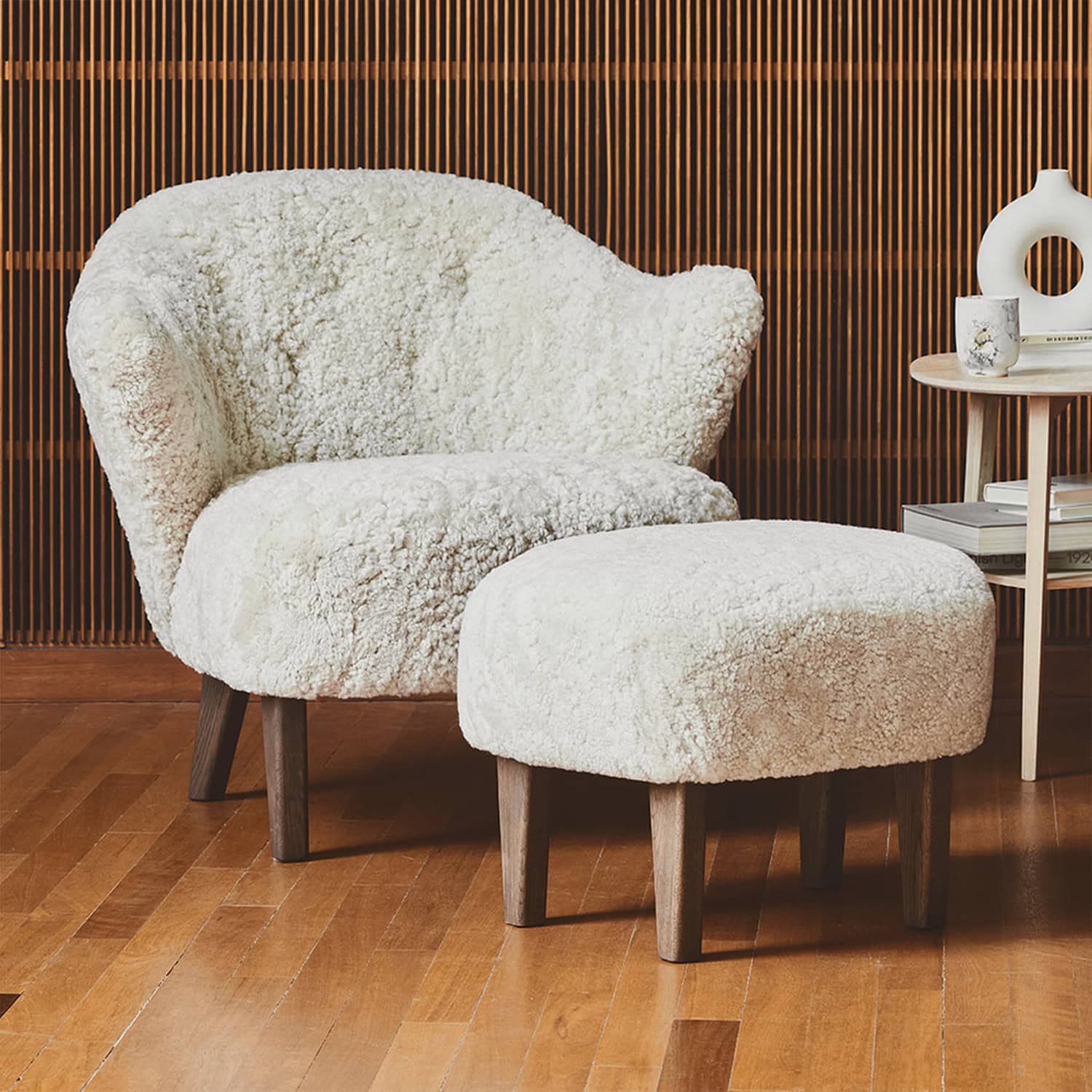 Ingeborg Lounge Chair 1 - Ingeborg Lounge Chair and Ottoman Replica,  minimalist