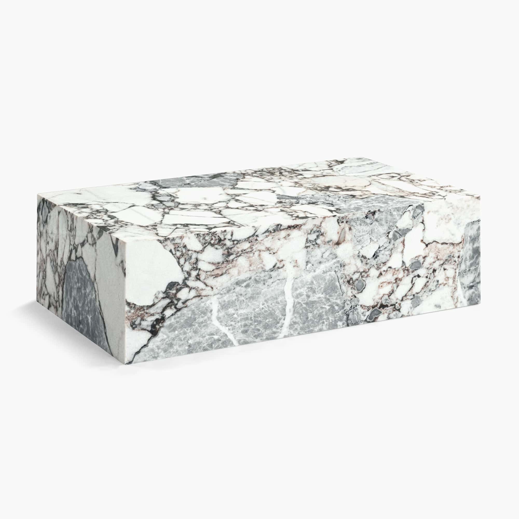 Plinth - Arabescato (1) - Plinth Coffee Table