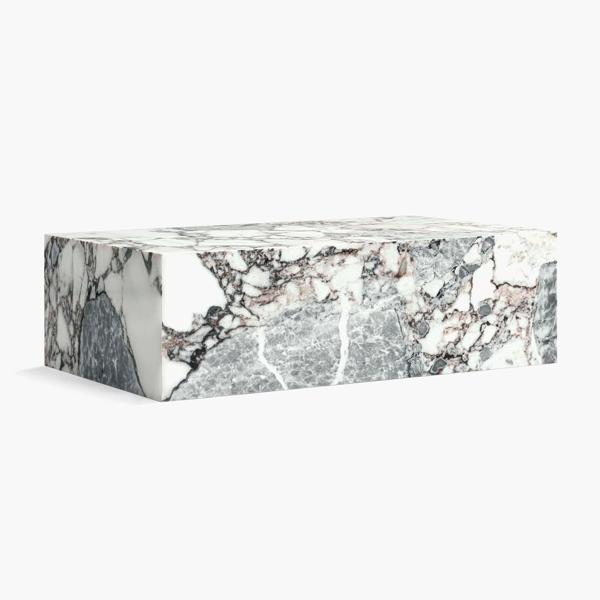 Plinth - Arabescato (3) - Plinth Coffee Table