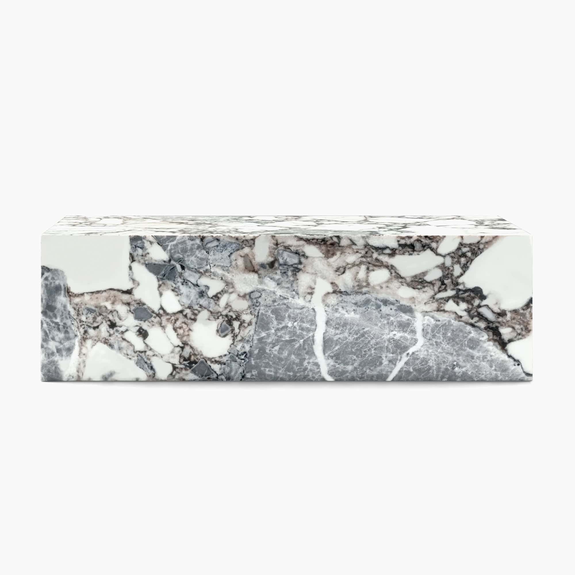 Plinth - Arabescato (4) - Plinth Coffee Table