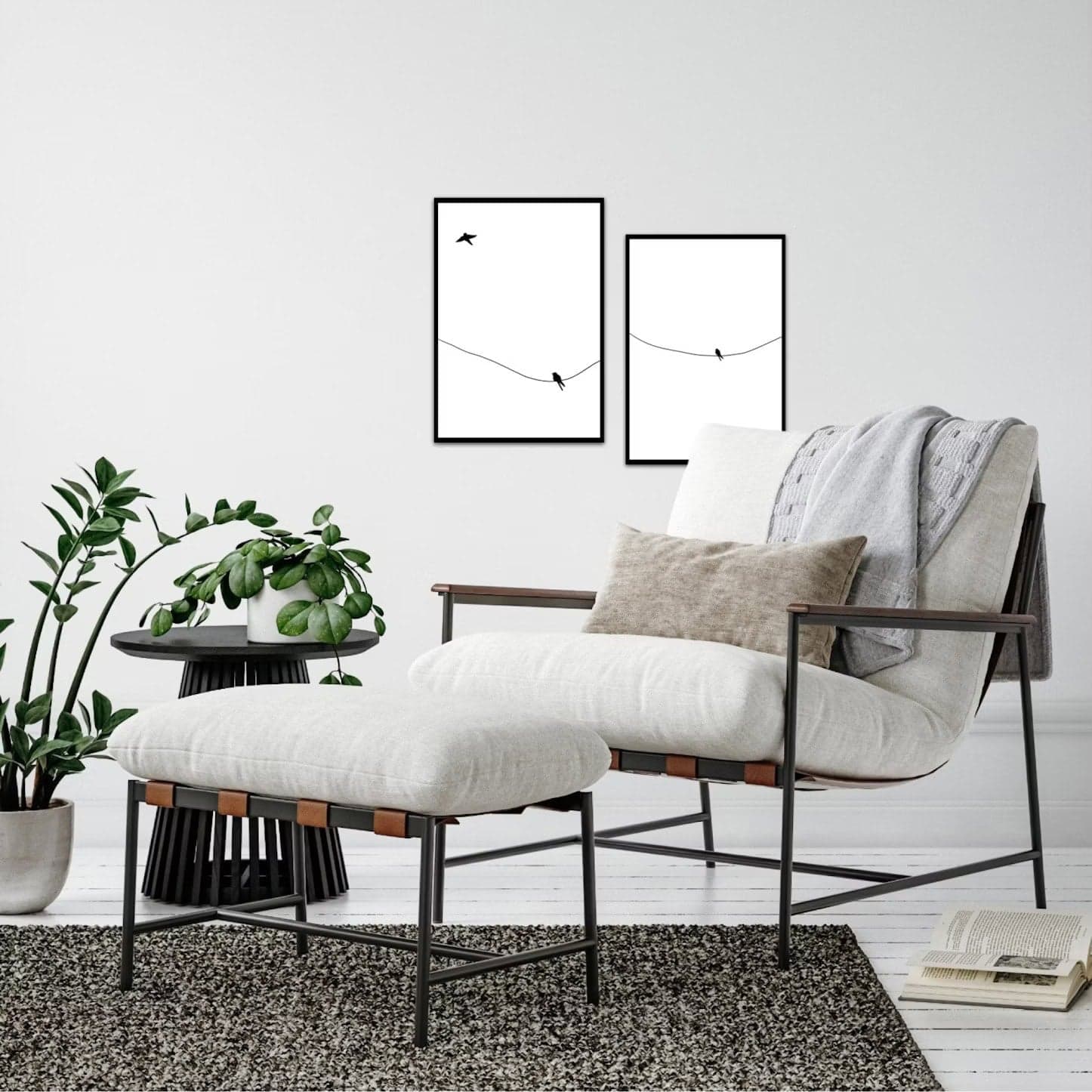 Vail Lounge Chair With Stool Replica 7 - Vail Lounge Chair With Stool Replica,  replica