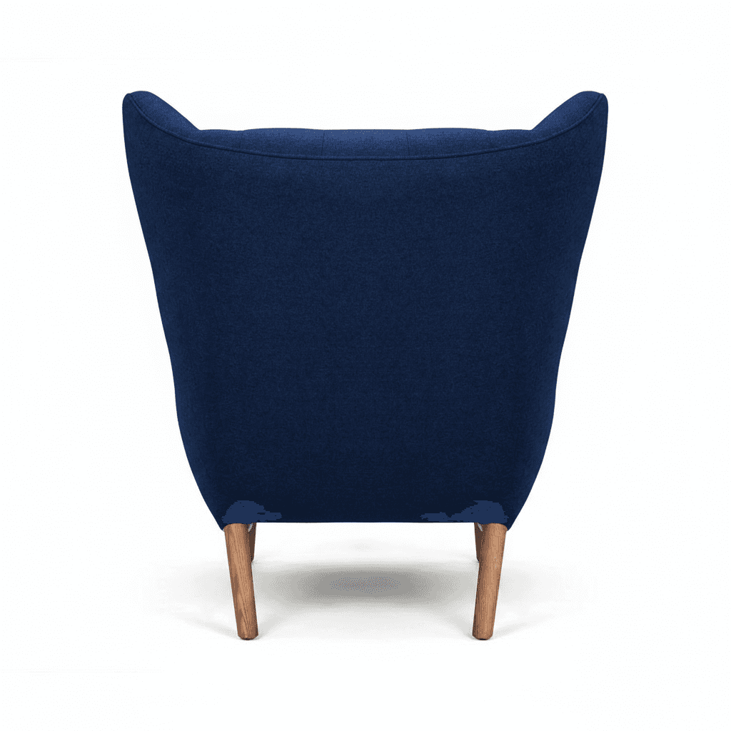 Papa Bear Chair and Ottoman Navy Blue 4 | Sohnne