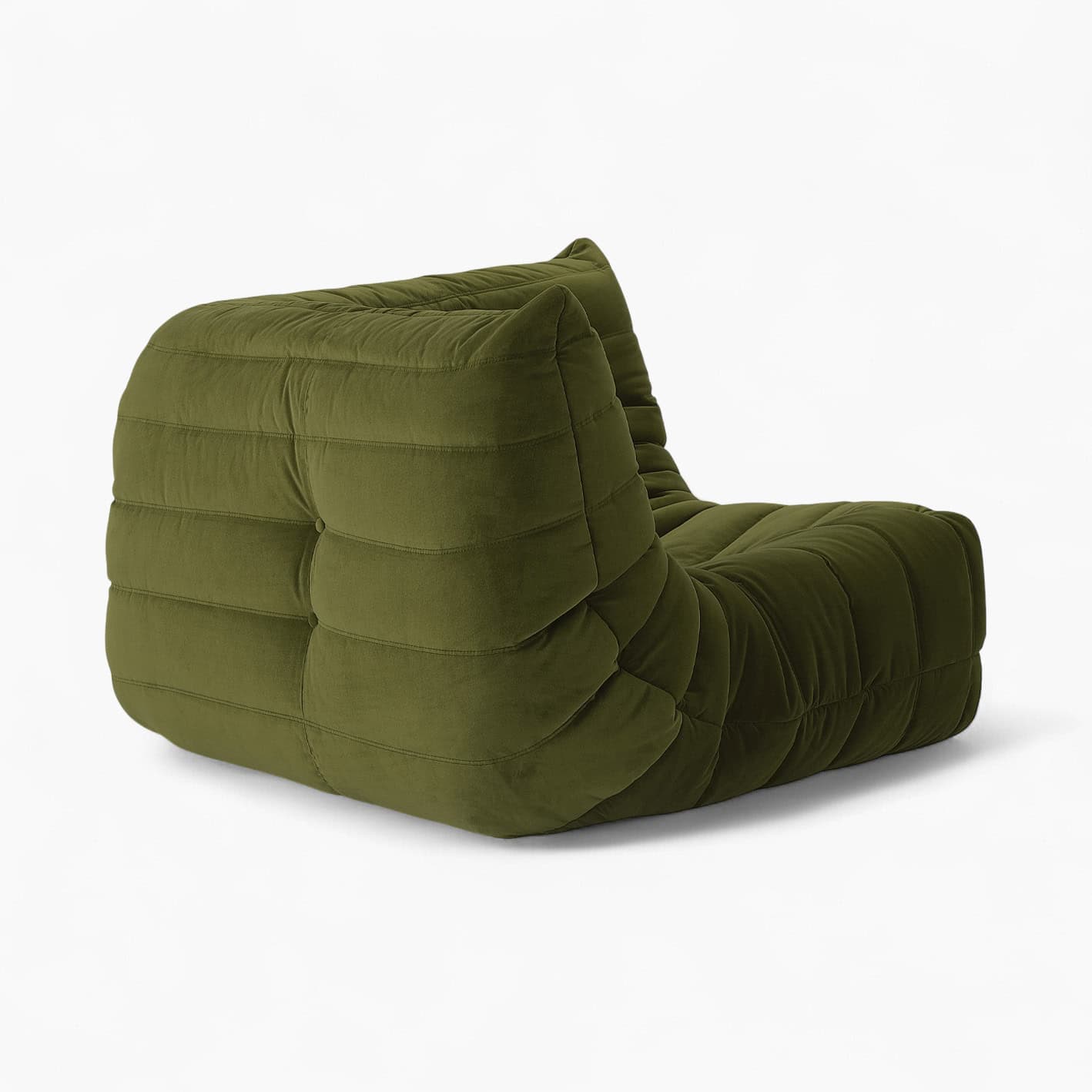 Ducaroy Corner Fabric Green Velvet 3