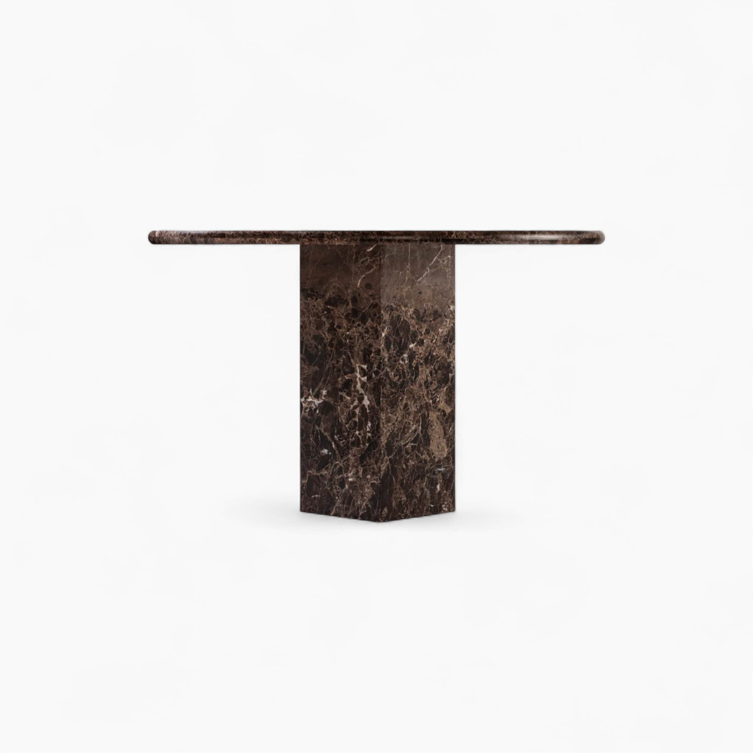 Saga Round47 Dark Emperador Marble 3
