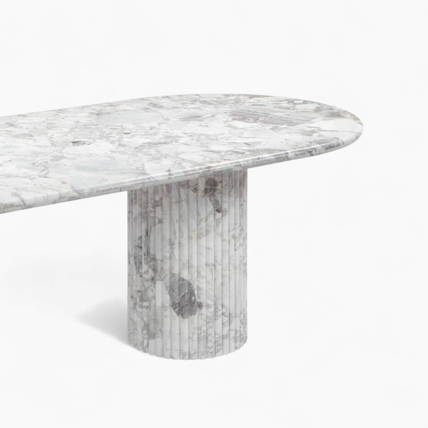 Saturn Oval Orso Grigio Marble 5