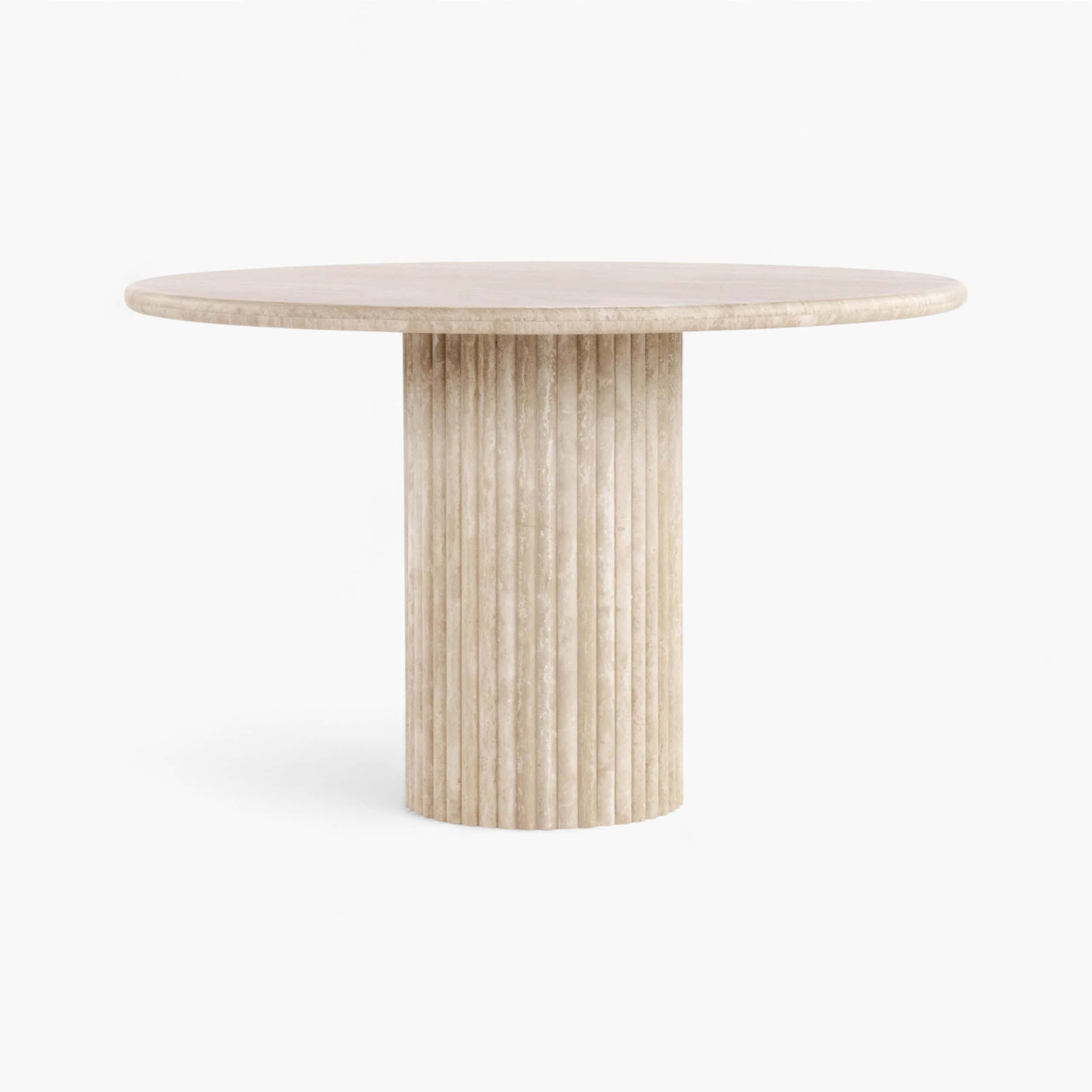 Saturn Round Travertine 1