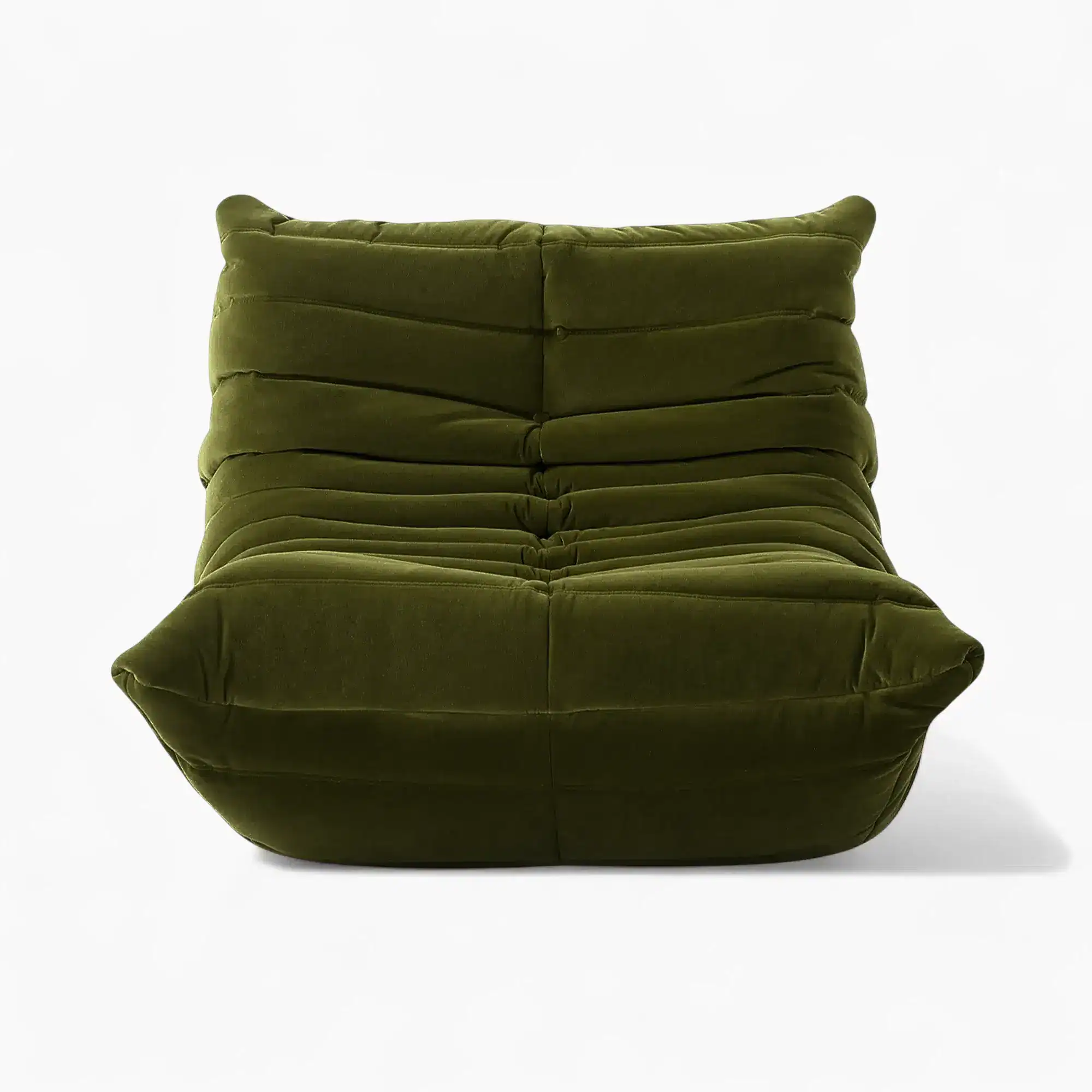 Togo Fireside Fabric Green Velvet 1 1 - Togo
