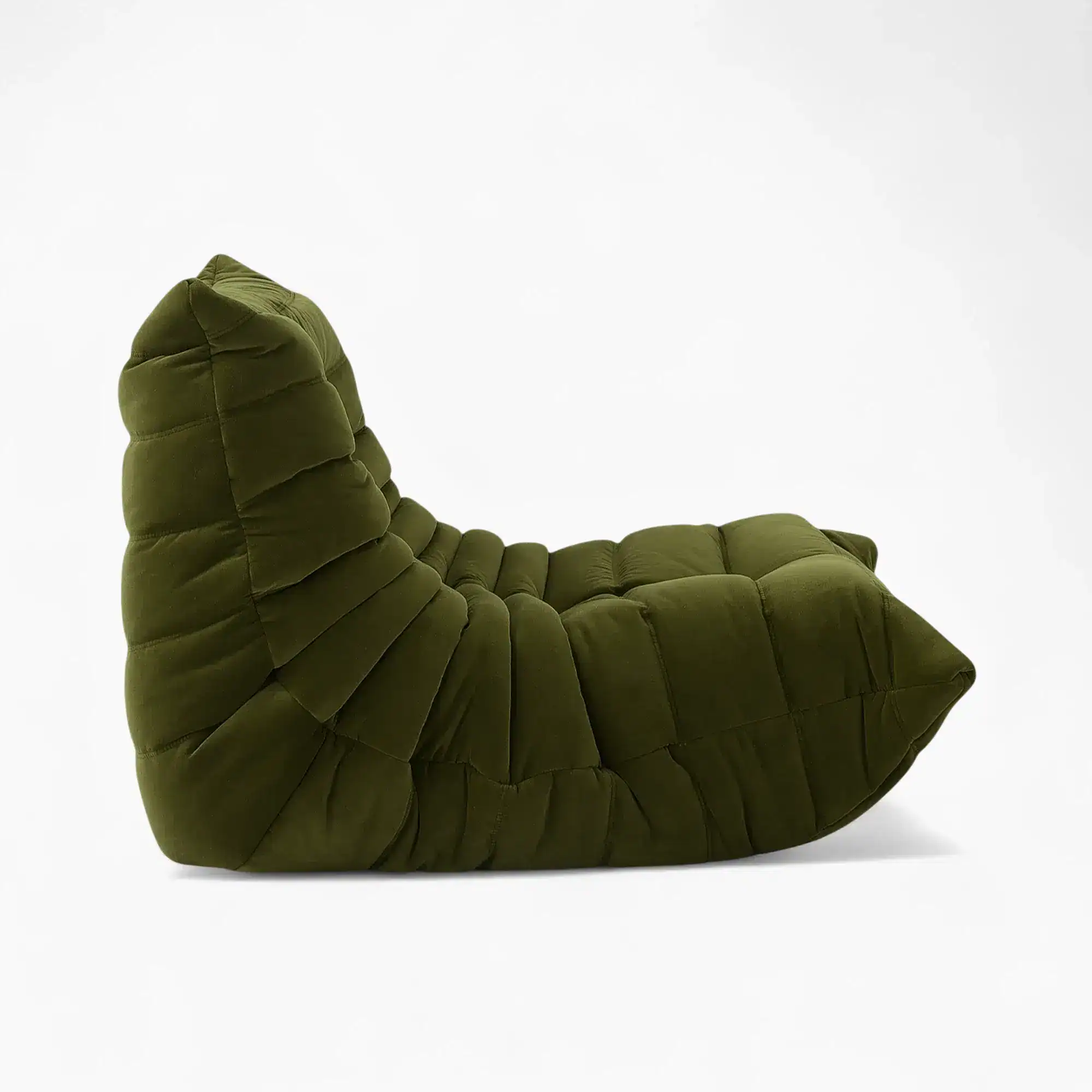 Togo Fireside Fabric Green Velvet 3 1