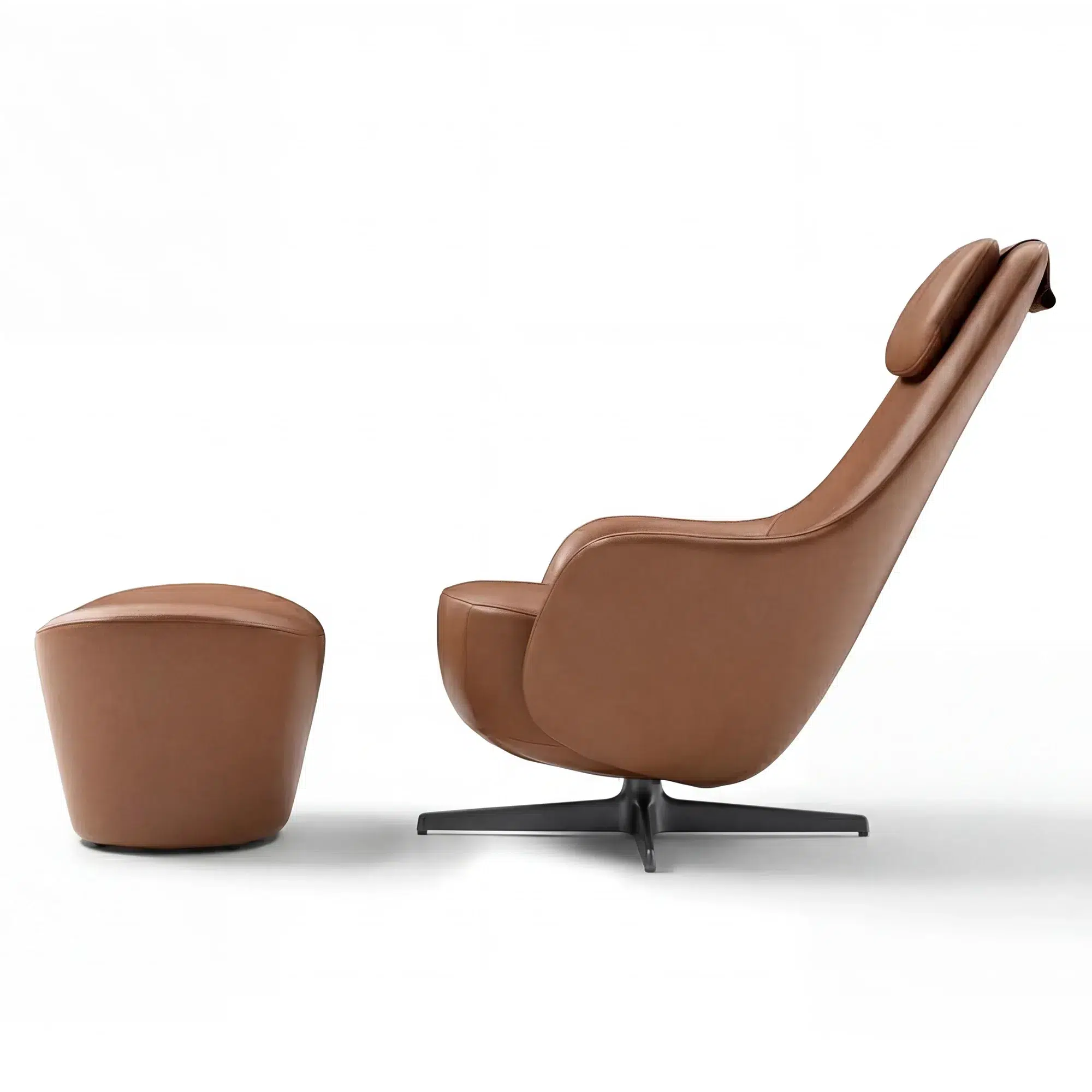 Harbor Laidback Armchair - Brown | Sohnne