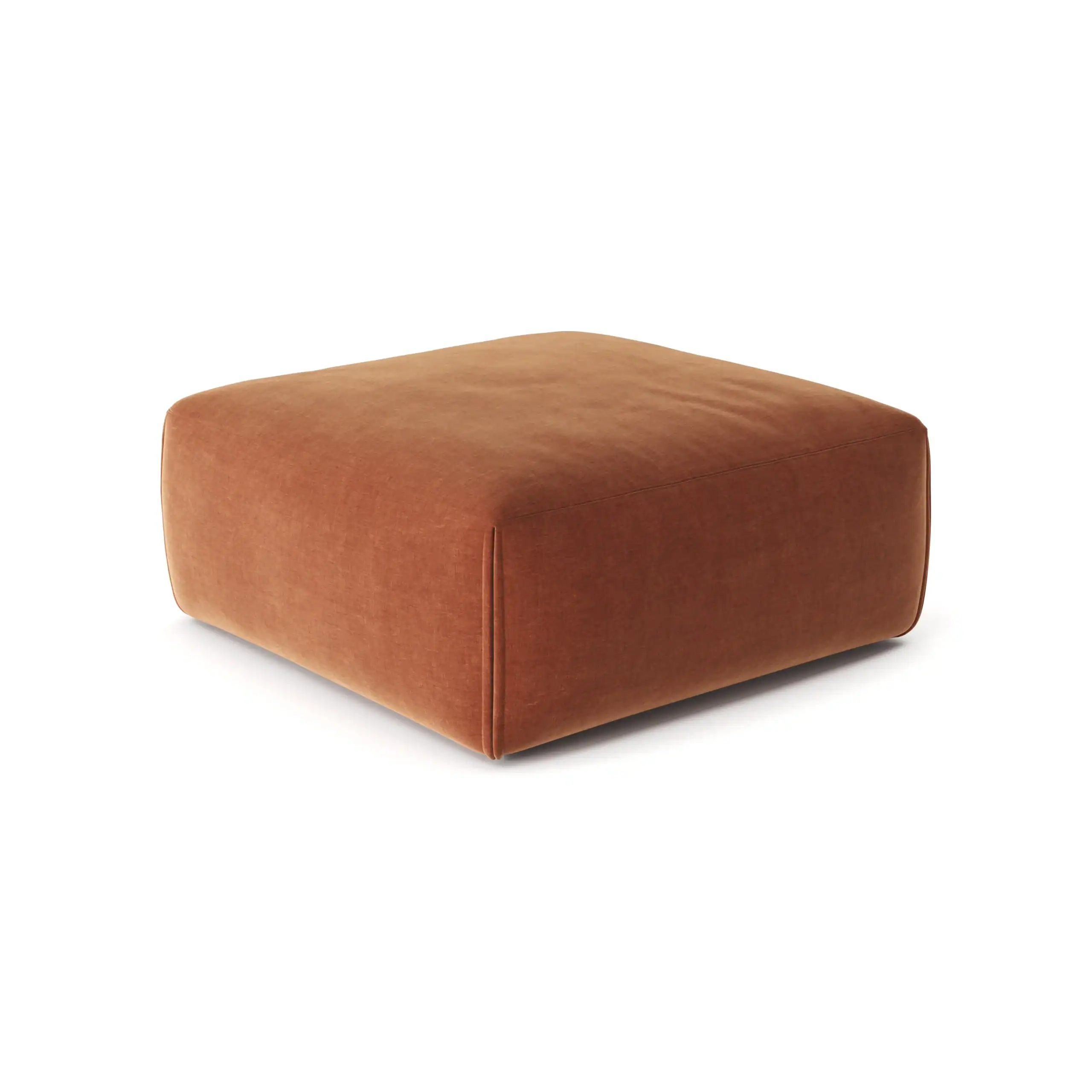 Le Mura Ottoman Rust Chenille 4