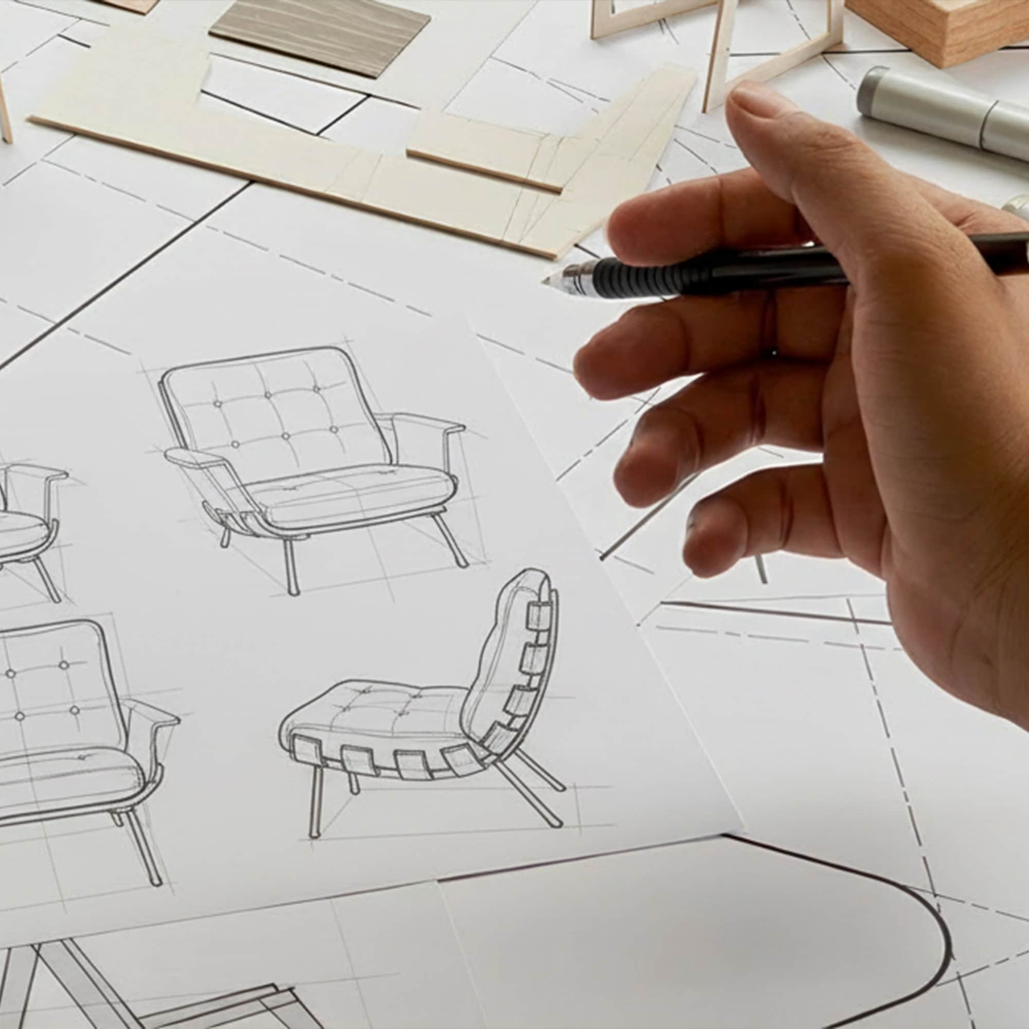 Sohnne replica furniture sketch