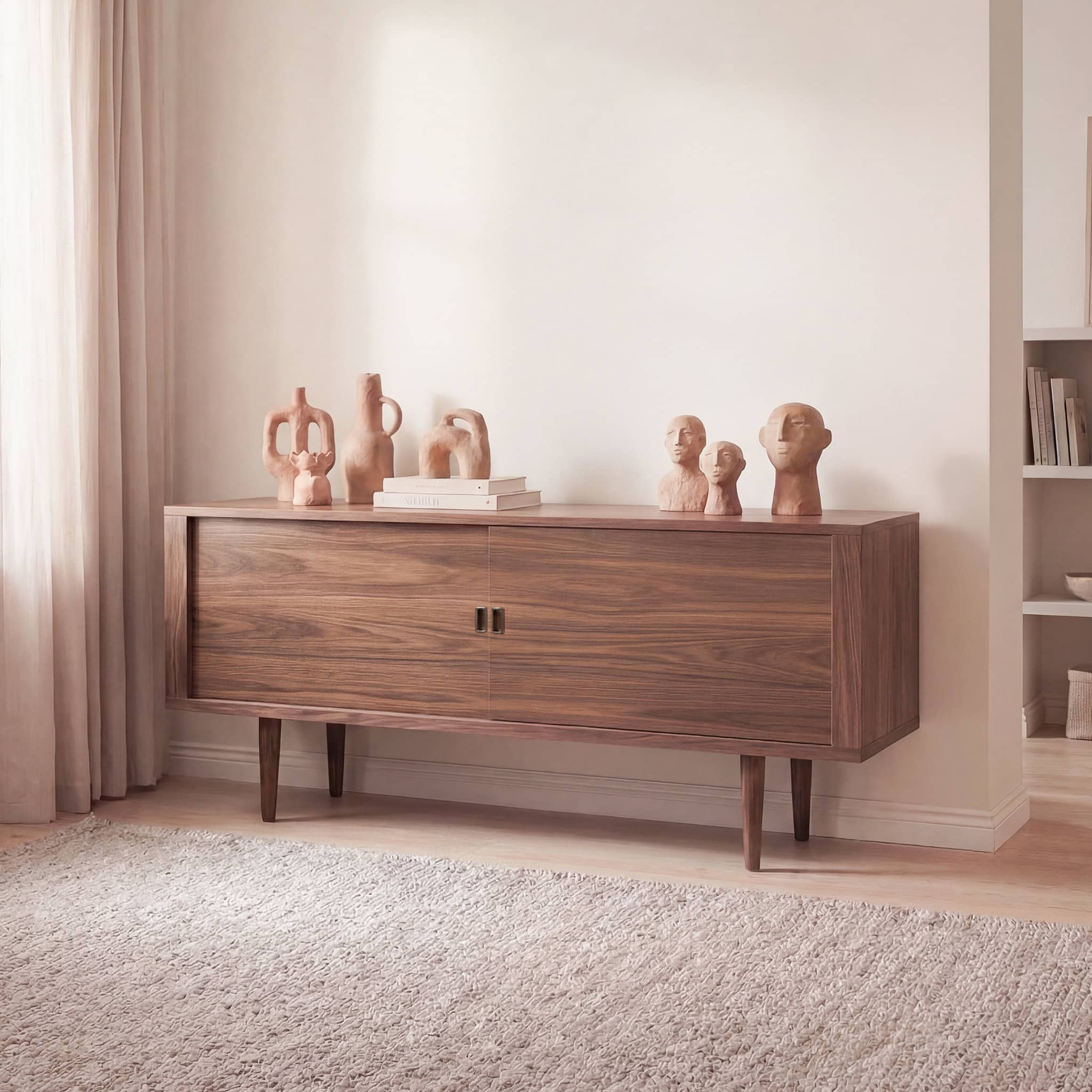 CH285 Credenza Walnut 2