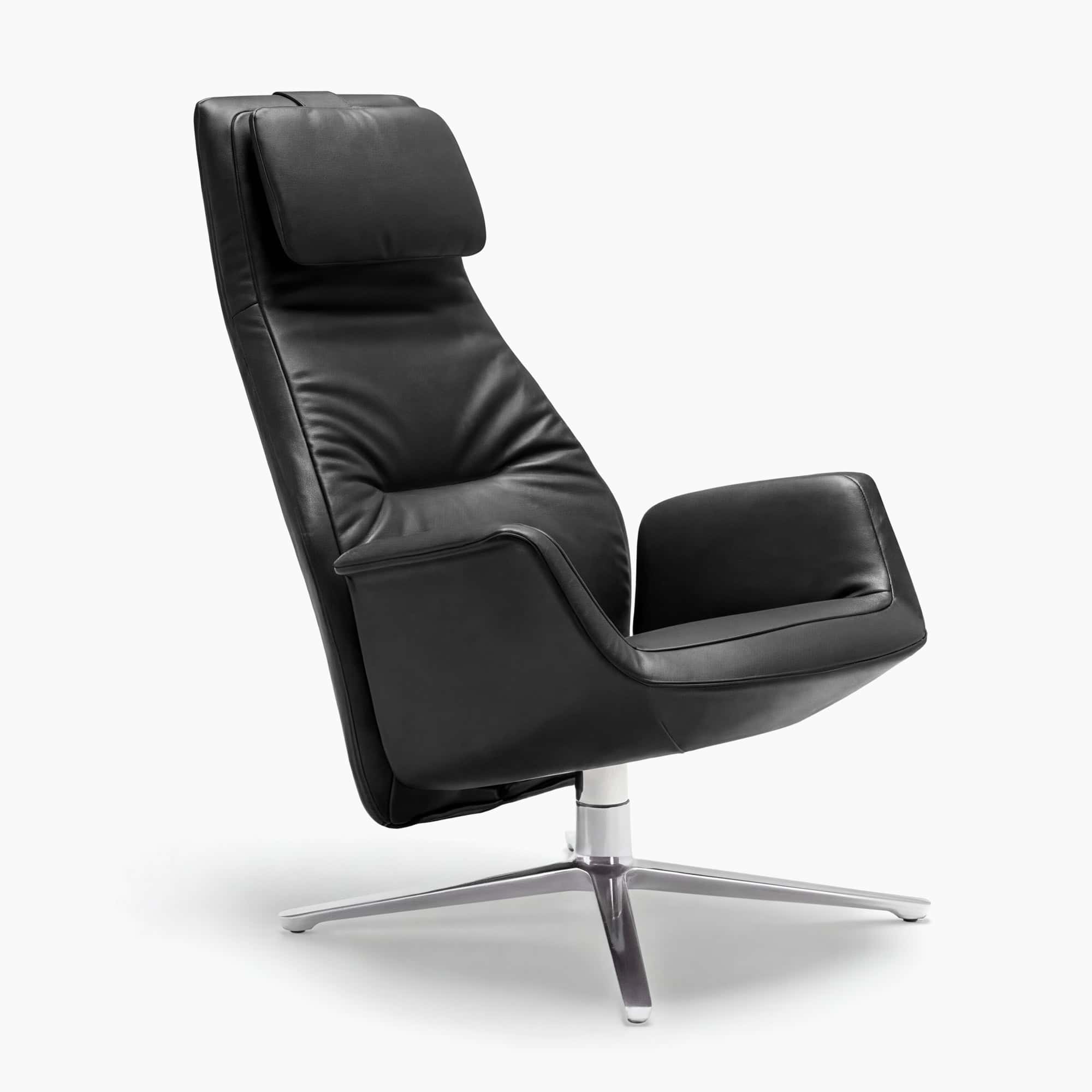 Downtown Lounge Armchair - Black (2)