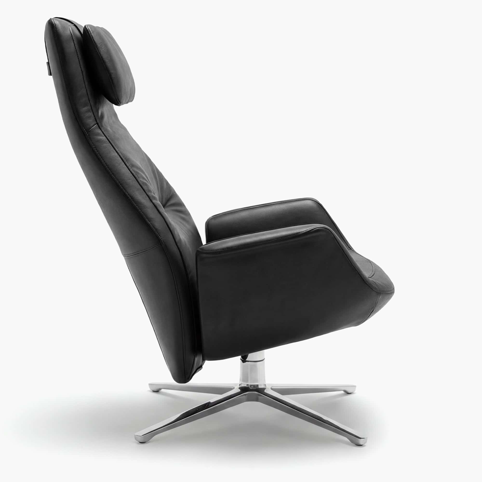 Downtown Lounge Armchair - Black (3)
