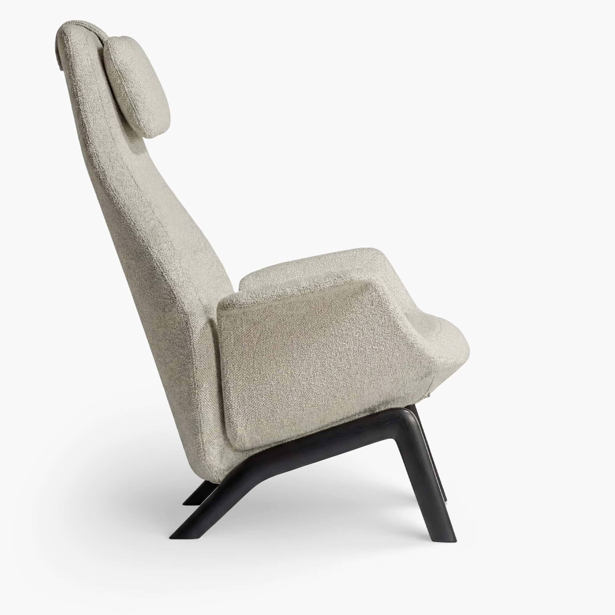 Downtown Lounge Armchair - White Bouclé (3)