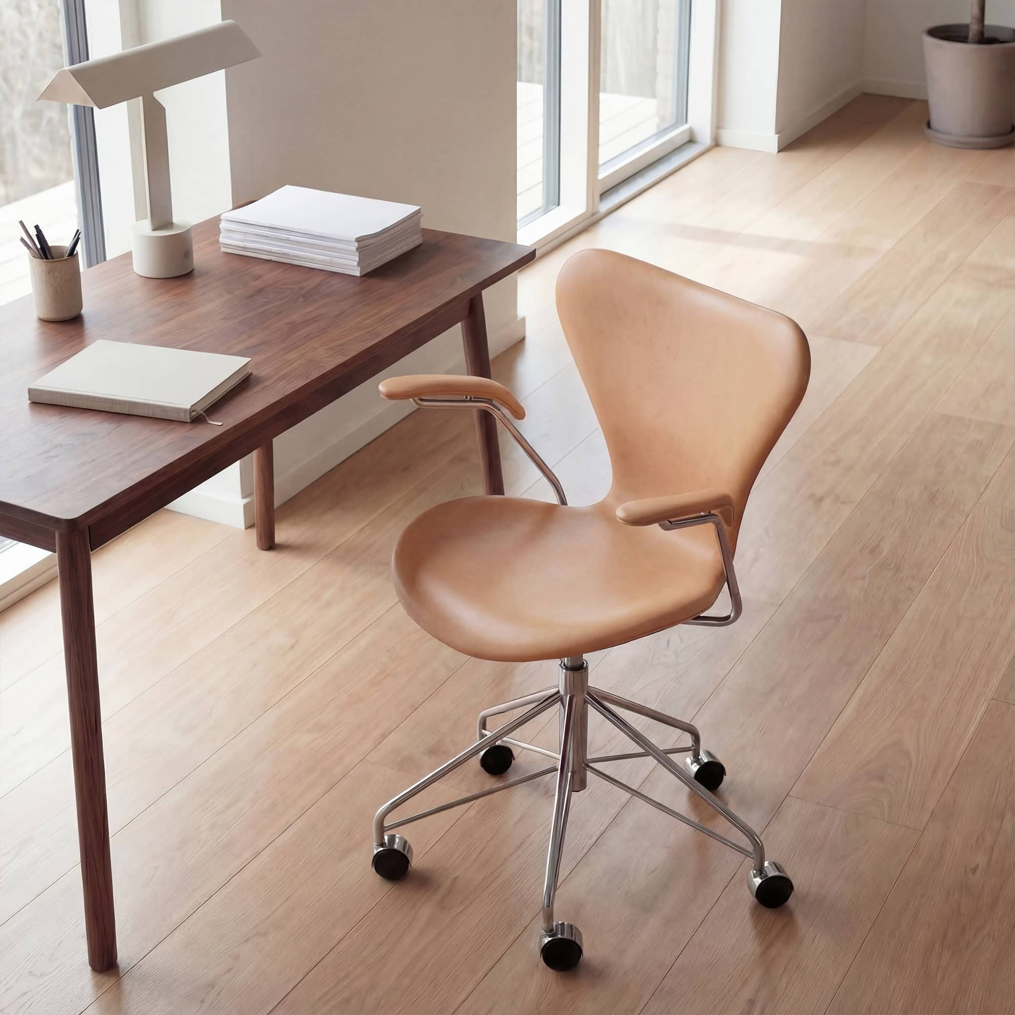 Series 7 Office Chair Brown 2