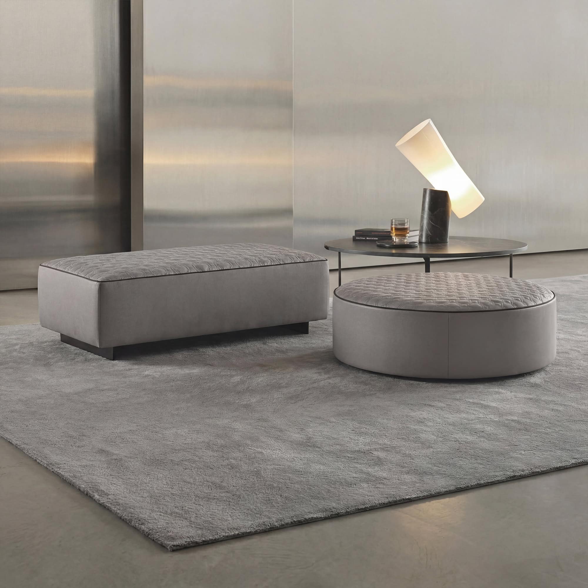 Yang Round Ottoman