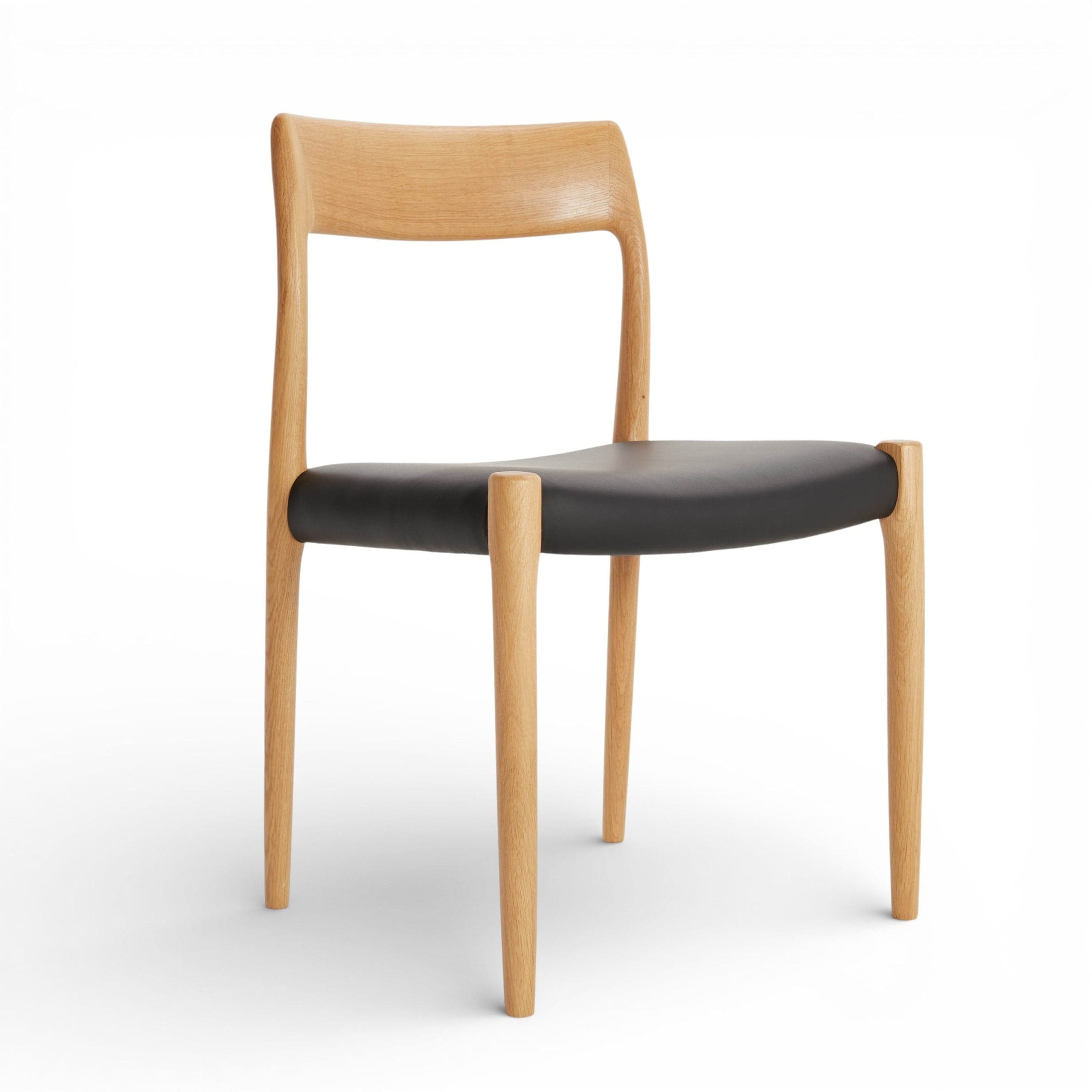 Moller Model 77 Side Chair Oak 2