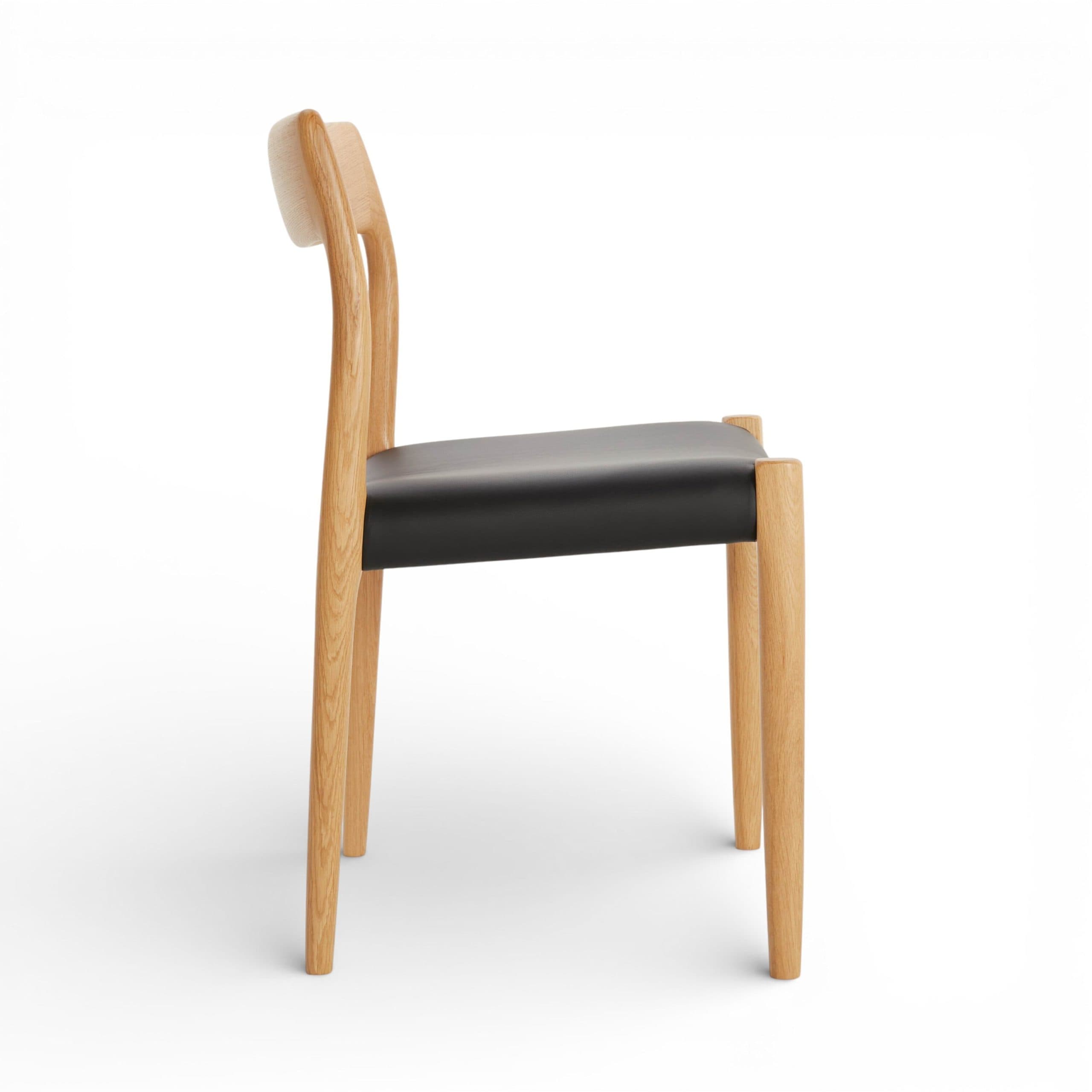 Moller Model 77 Side Chair Oak 3