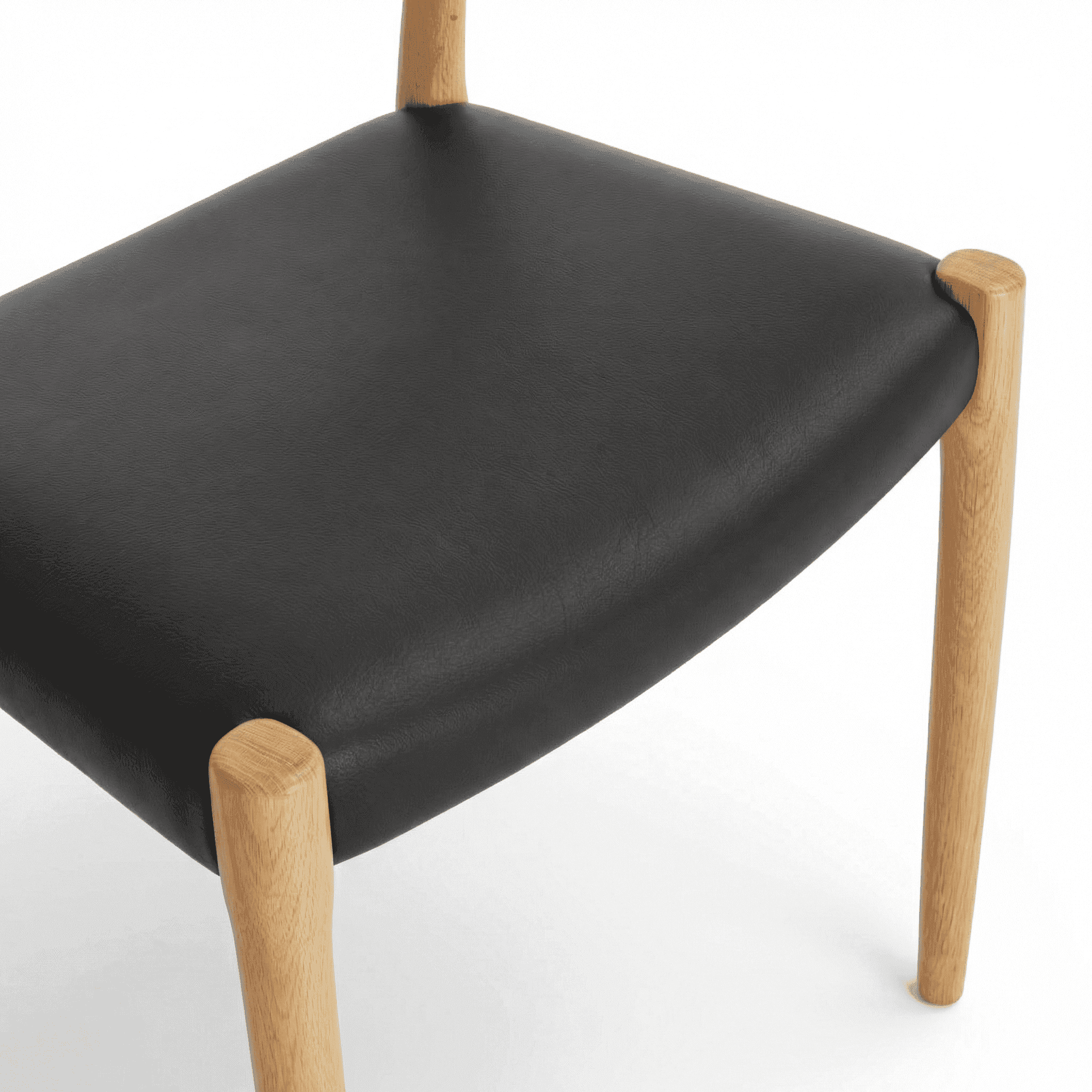 Moller Model 77 Side Chair Oak 7
