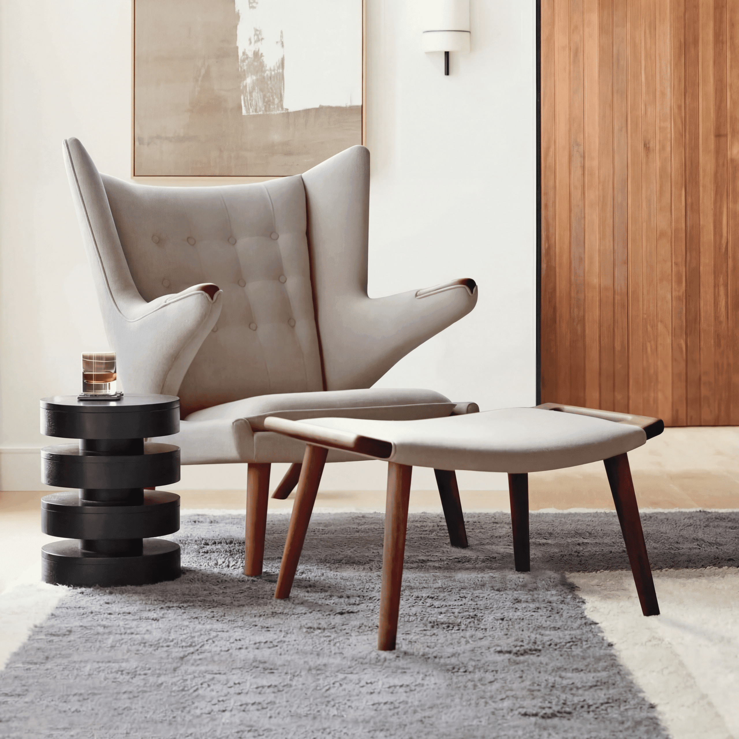 Papa Bear Chair & Ottoman