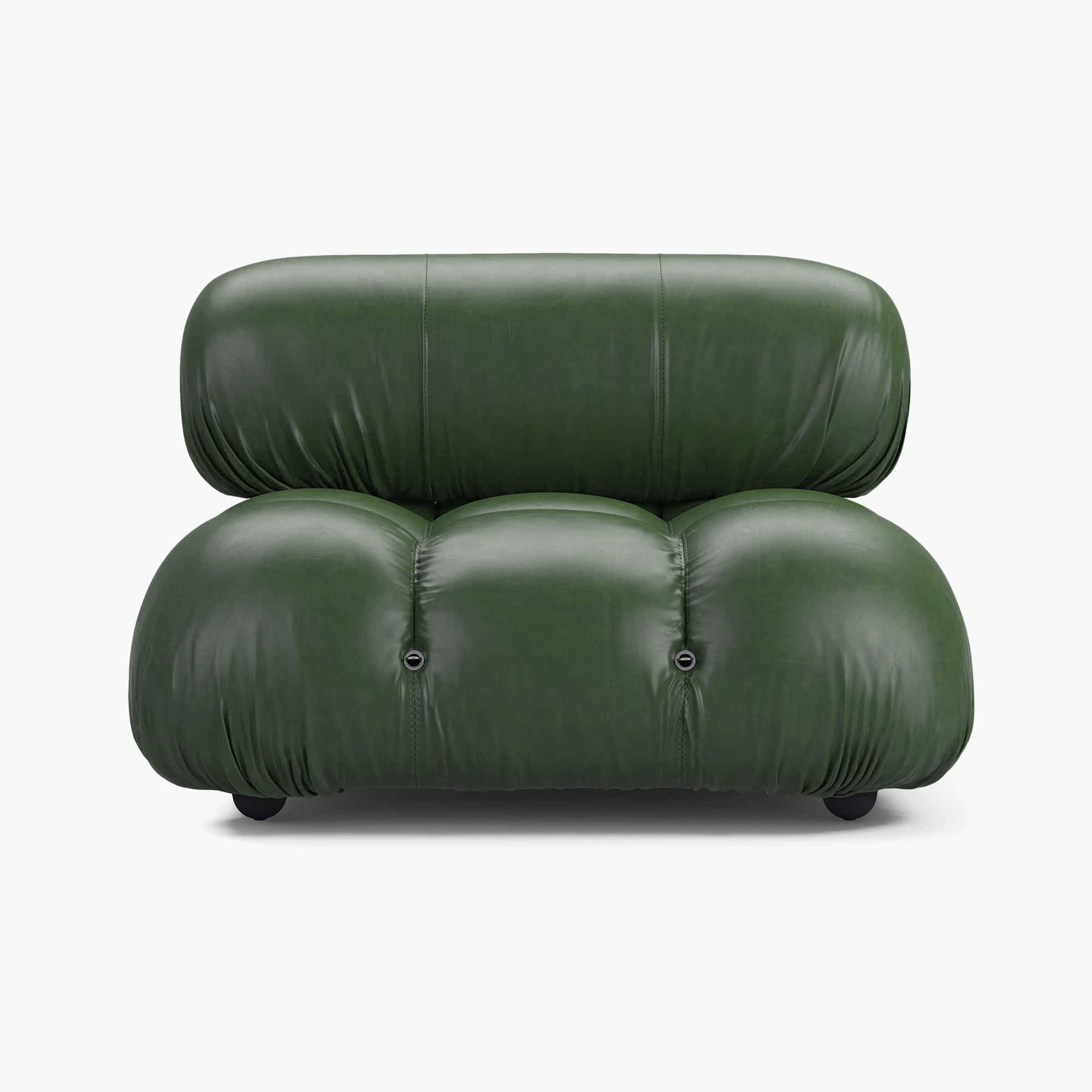 Green Aniline Leather