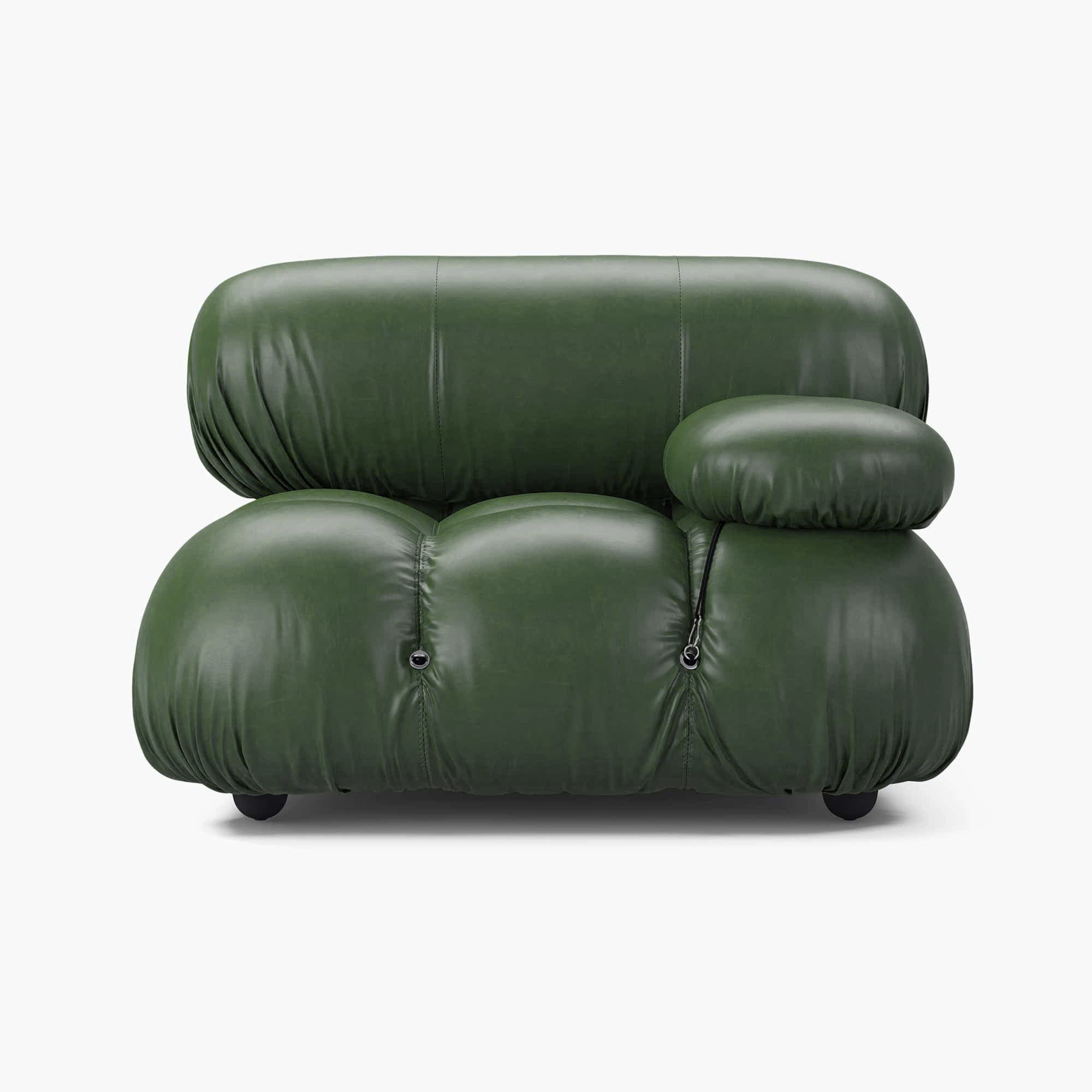 Green Aniline Leather