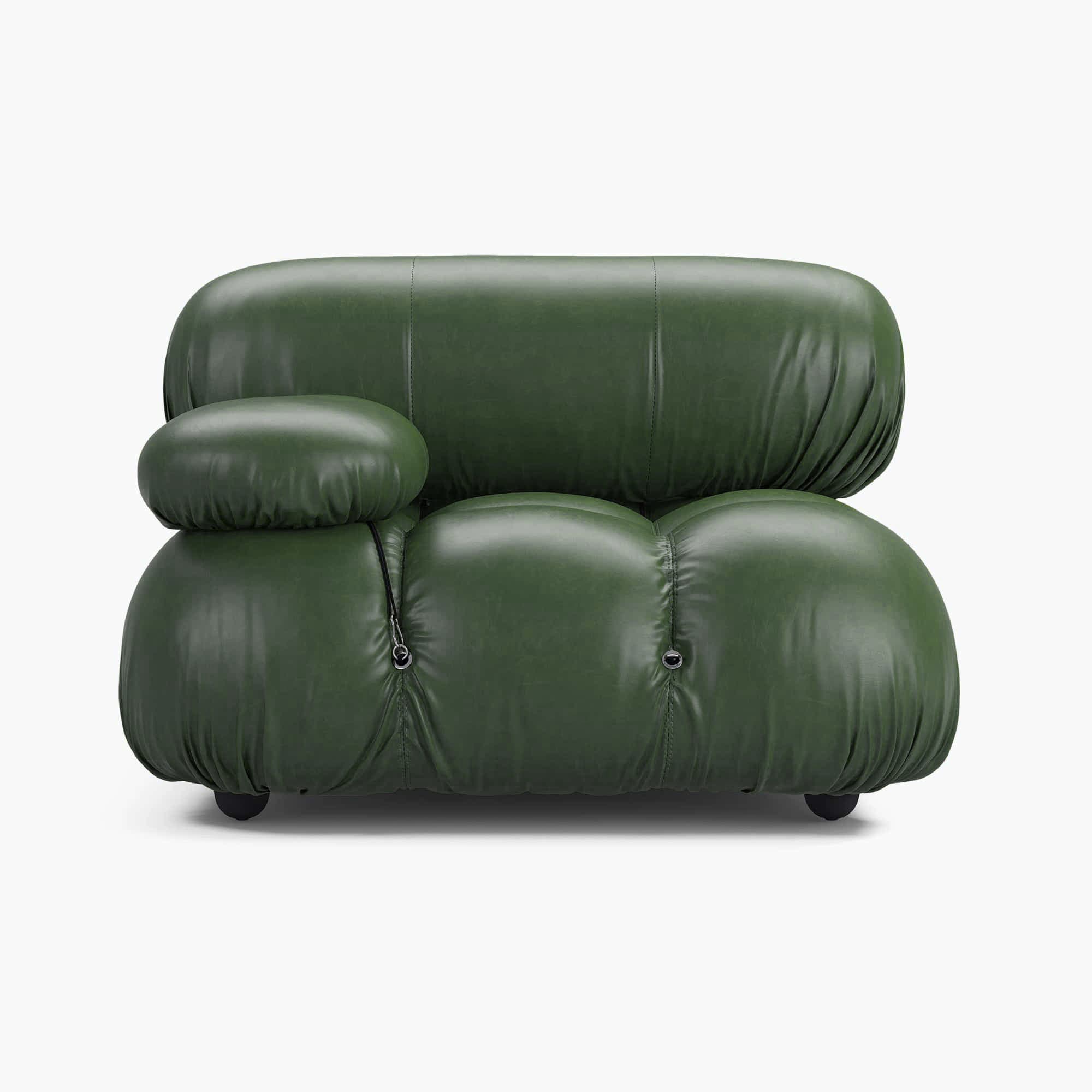 Green Aniline Leather