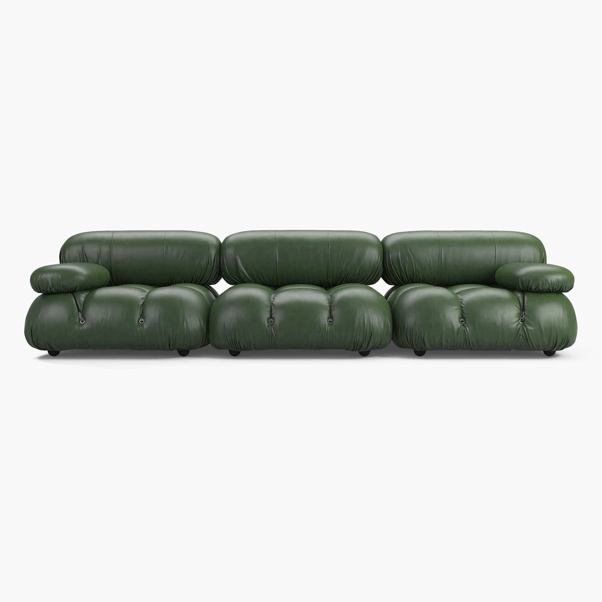 Green Aniline Leather